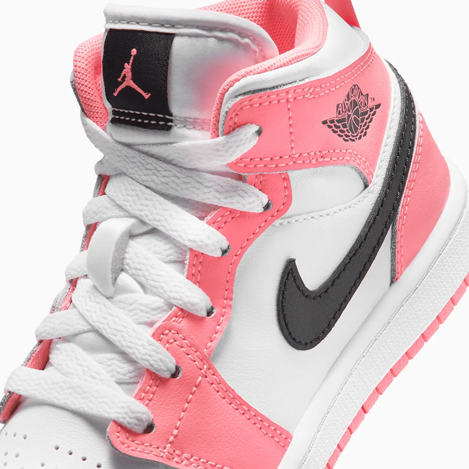 Kid's Air Jordan 1 Mid "Pink Gaze" Pre School