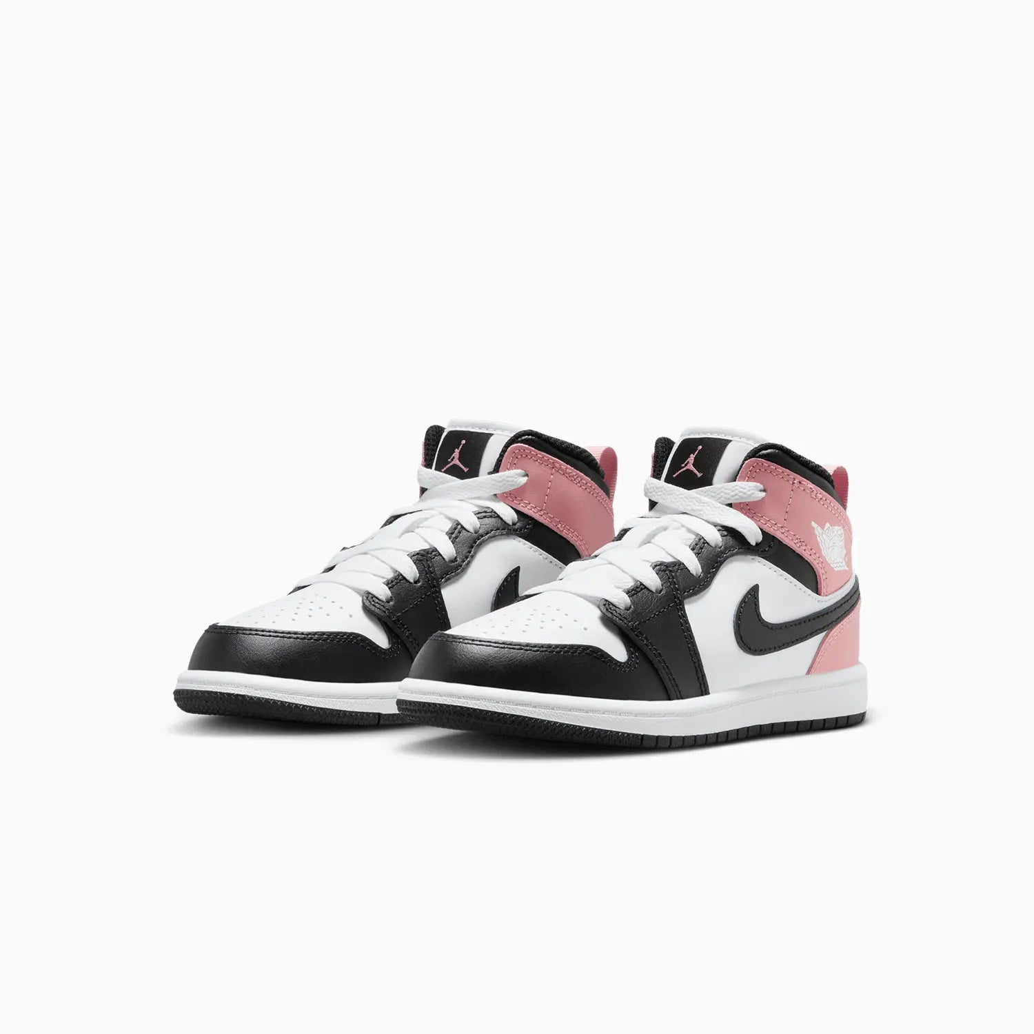 Kid's Air Jordan 1 Mid "Rust Pink Black" Pre - School Jordan - Tops and Bottoms USA