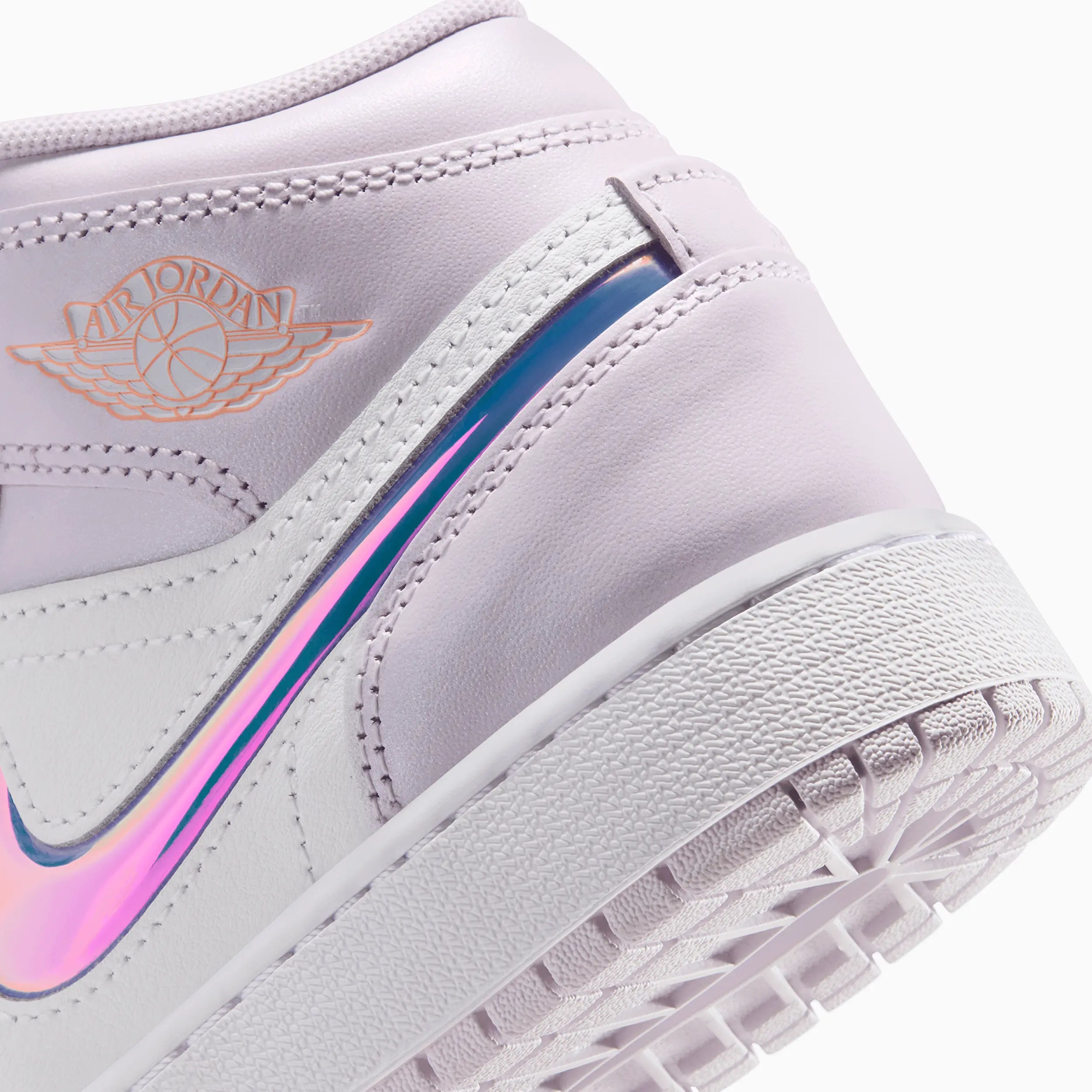 Kid's Air Jordan 1 Mid SE "Barely Grape" Grade School