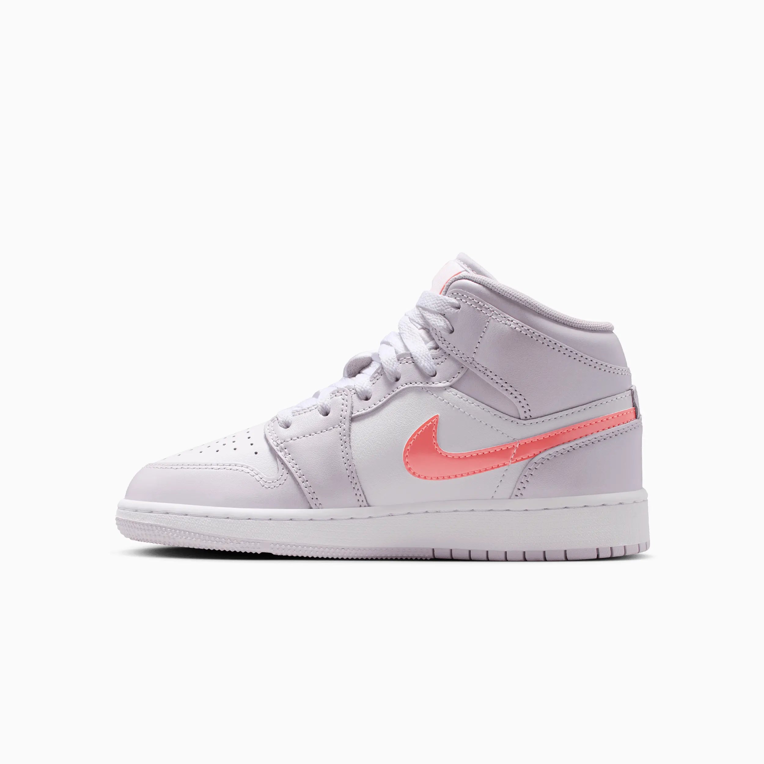Kid's Air Jordan 1 Mid SE "Barely Grape" Grade School