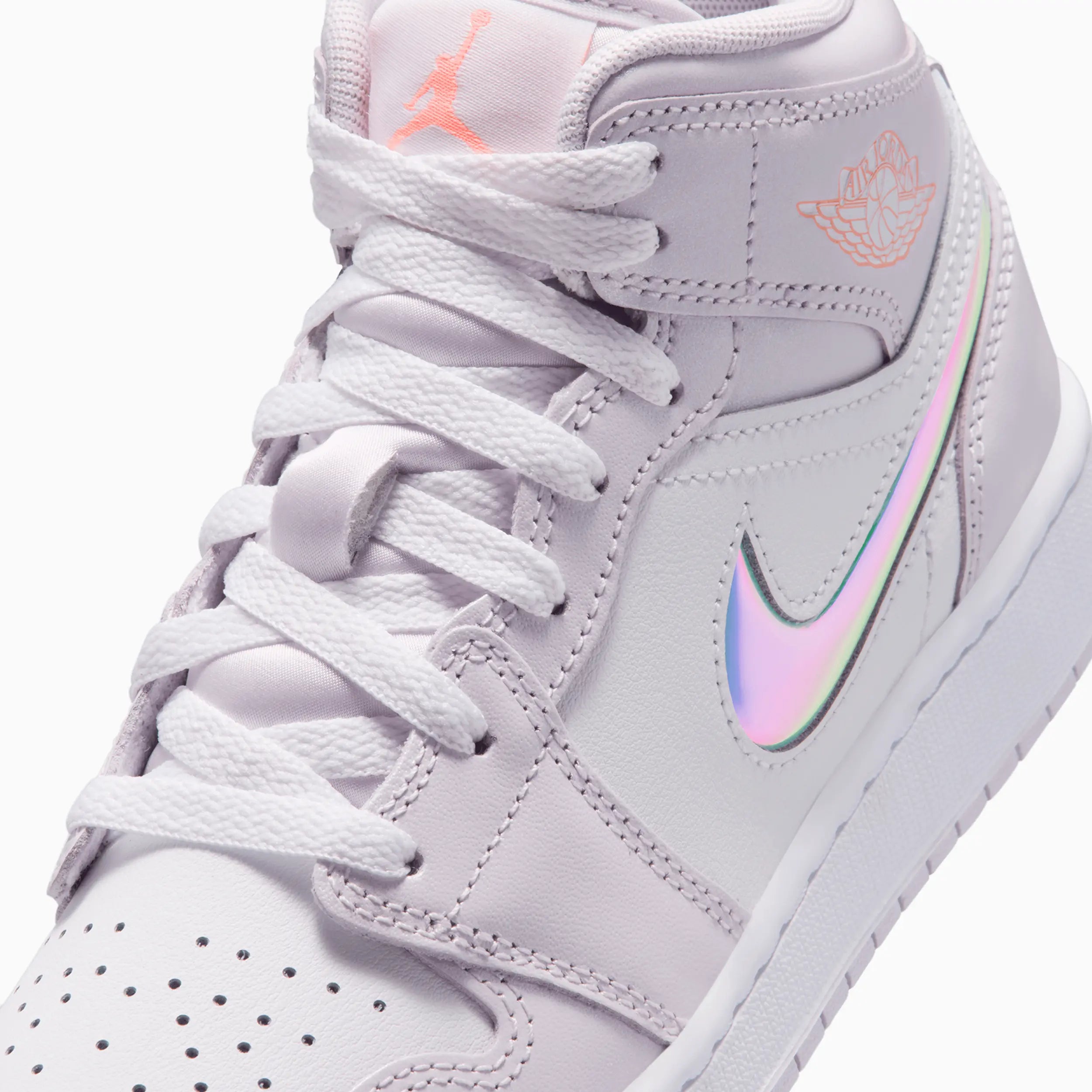 Kid's Air Jordan 1 Mid SE "Barely Grape" Grade School