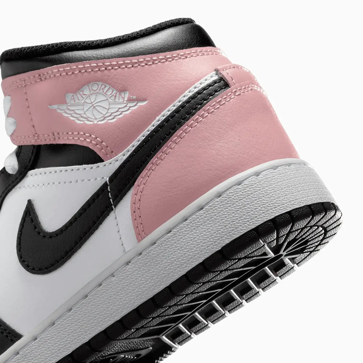 Kid's Air Jordan 1 Mid "White Rust Pink" Grade School Jordan - Tops and Bottoms USA