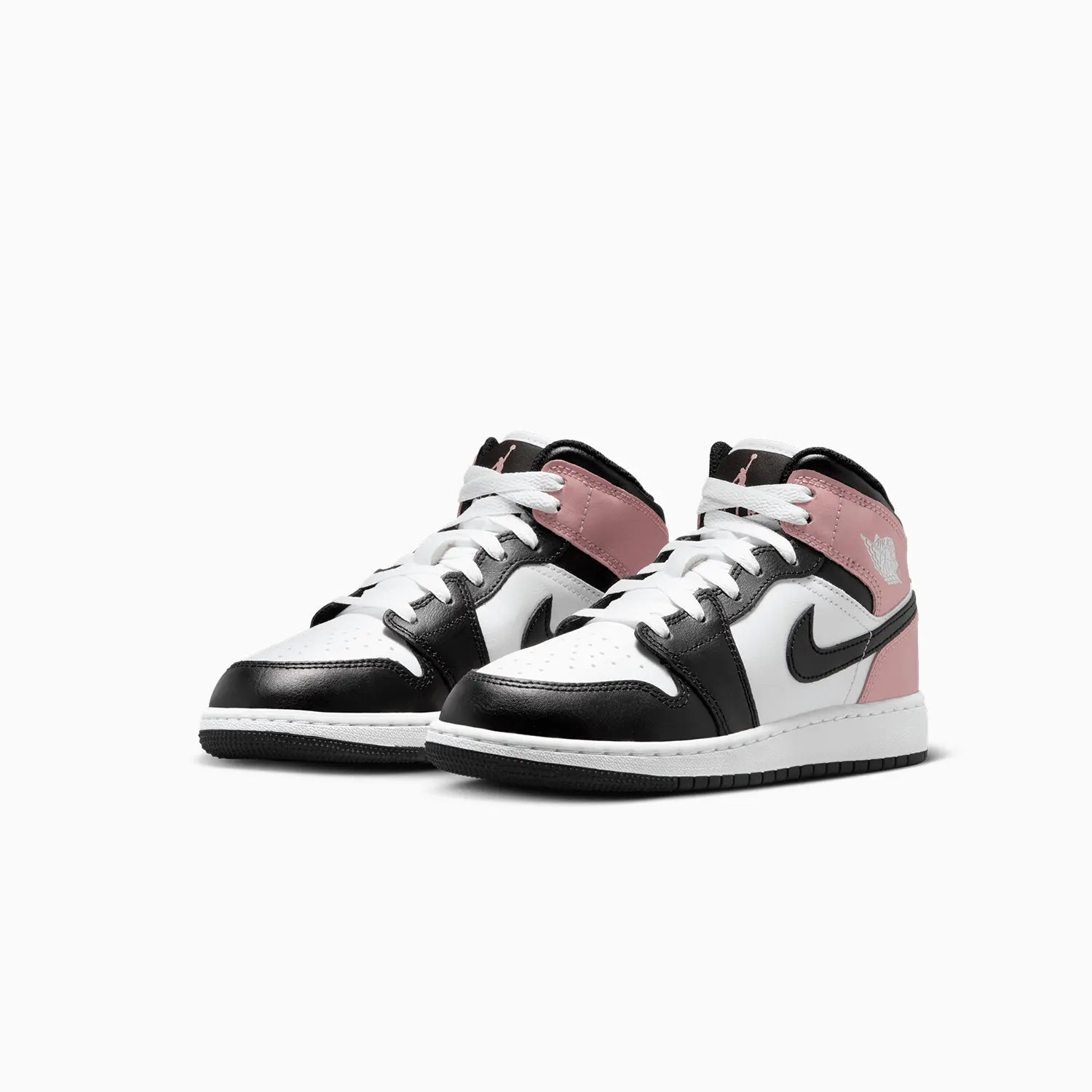 Kid's Air Jordan 1 Mid "White Rust Pink" Grade School Jordan - Tops and Bottoms USA