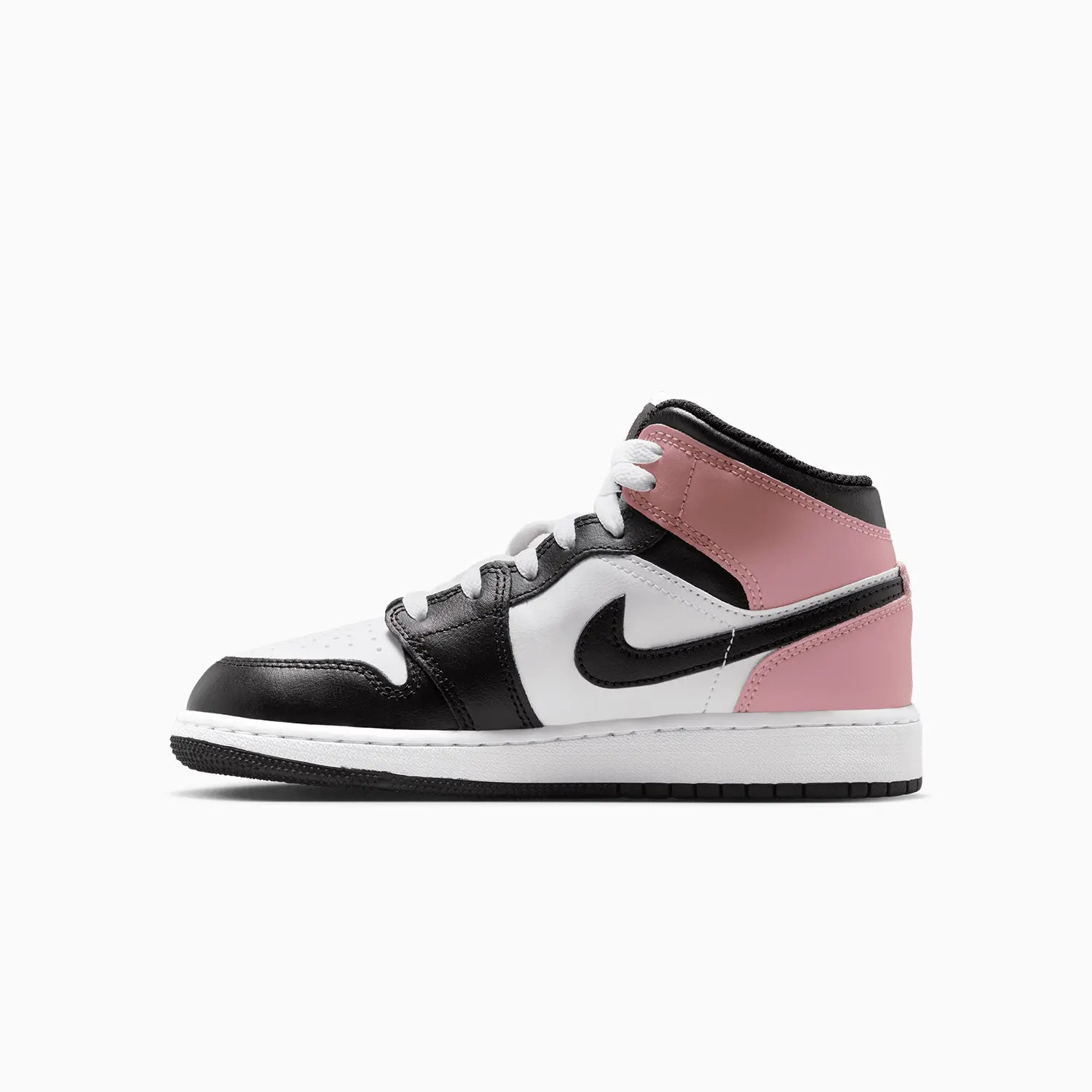 Kid's Air Jordan 1 Mid "White Rust Pink" Grade School Jordan - Tops and Bottoms USA