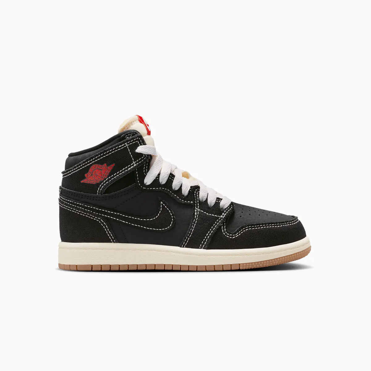 Nike Kids Black and Red High-Top Sneakers Nike Kids main image 4