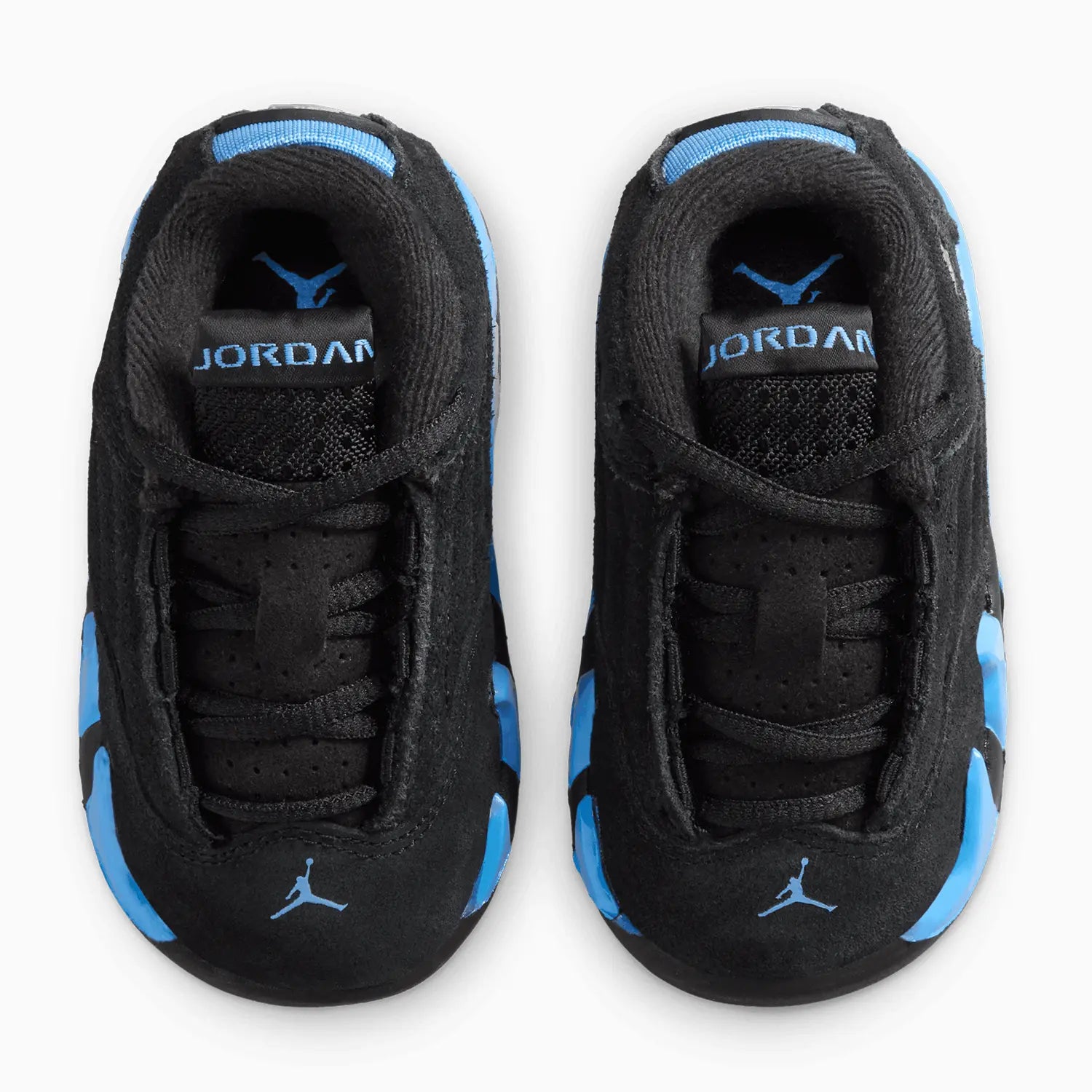 Kid's Air Jordan 14 Retro "Black University Blue" Toddlers