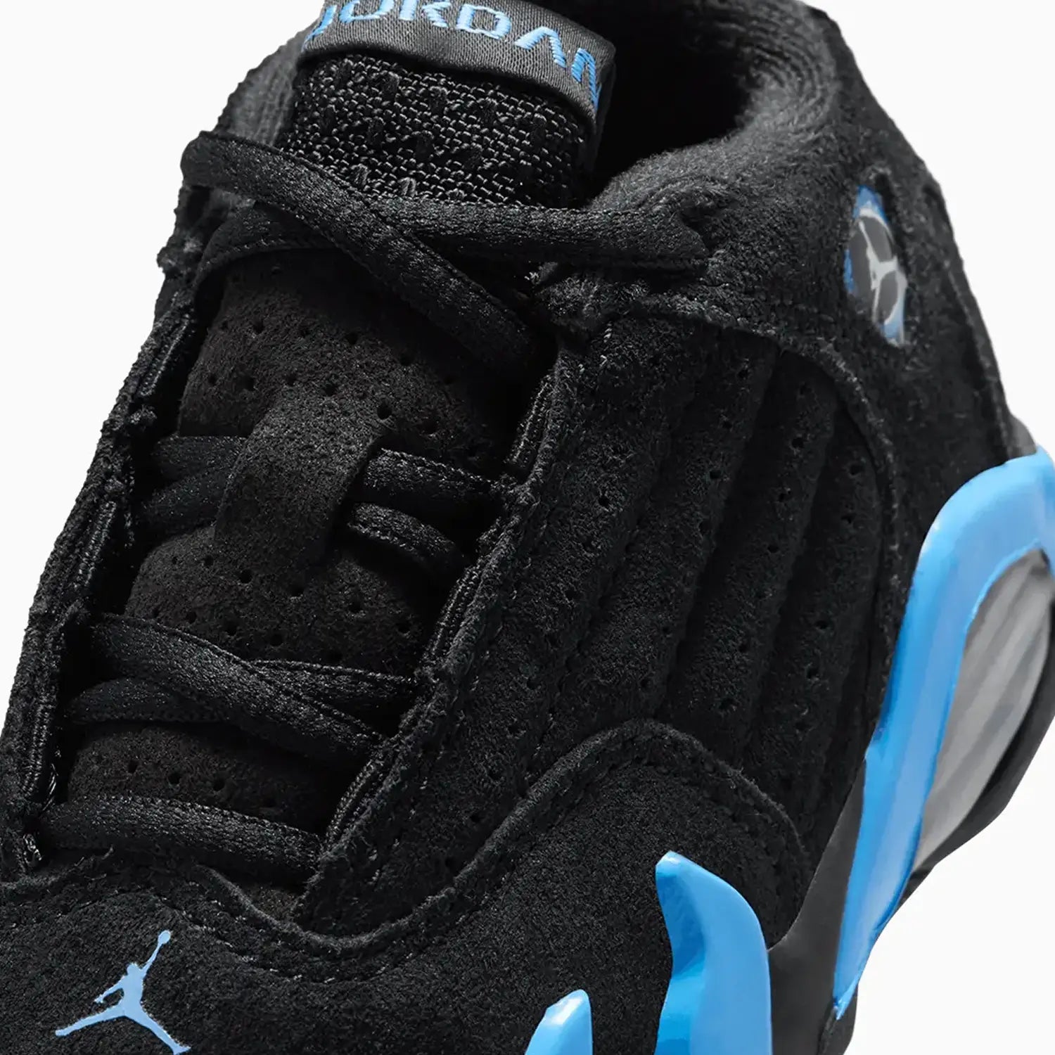 Kid's Air Jordan 14 Retro "Black University Blue" Toddlers