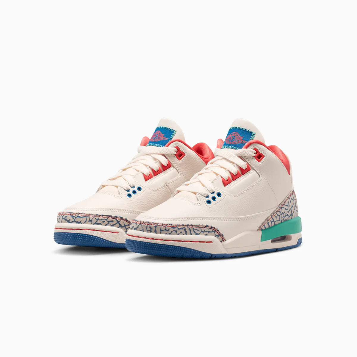 Kid's Air Jordan 3 Retro "Chalk and True Blue" Grade School Jordan - Tops and Bottoms USA