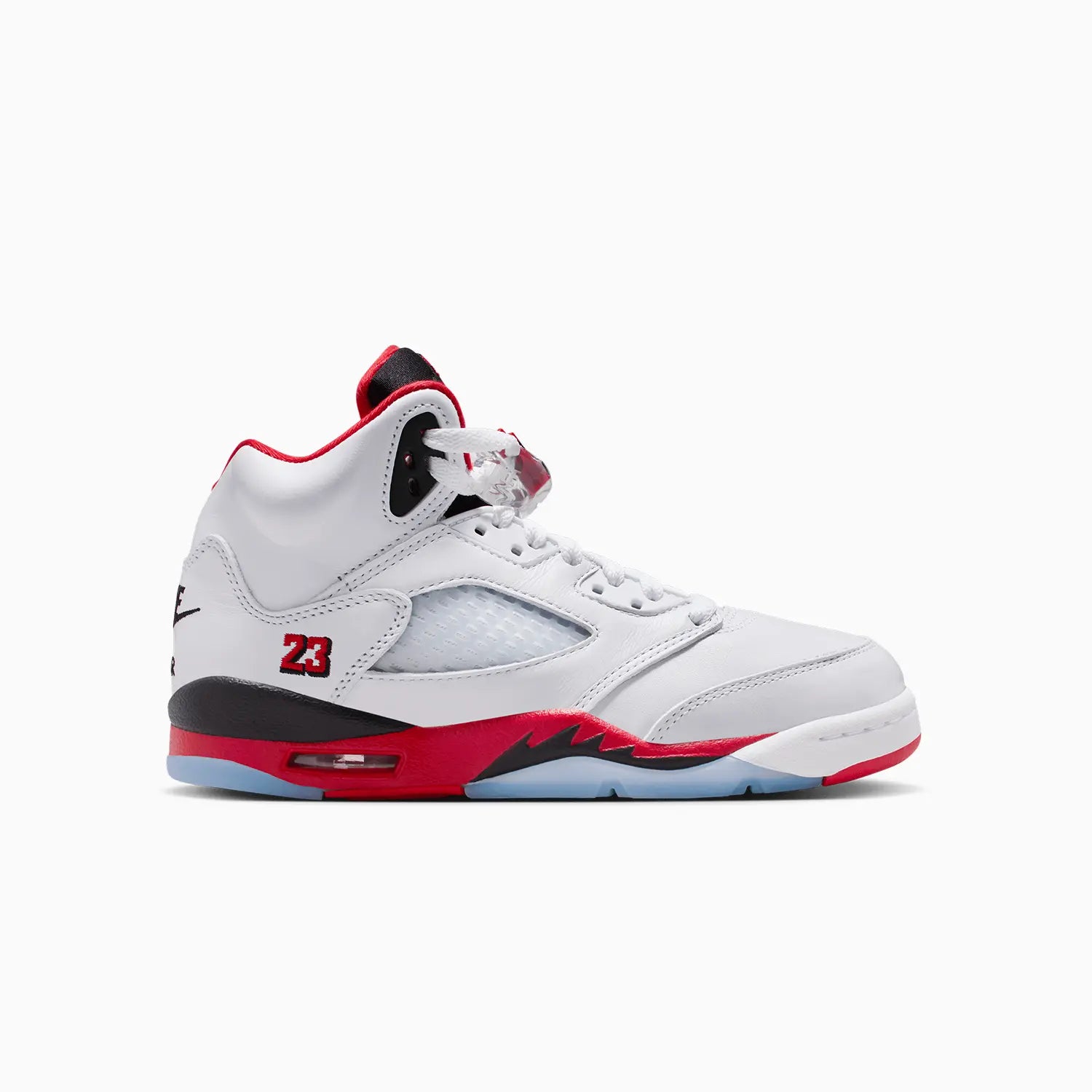 Kid's Air Jordan 5 Retro OG "Fire Red Black Tongue" Grade School