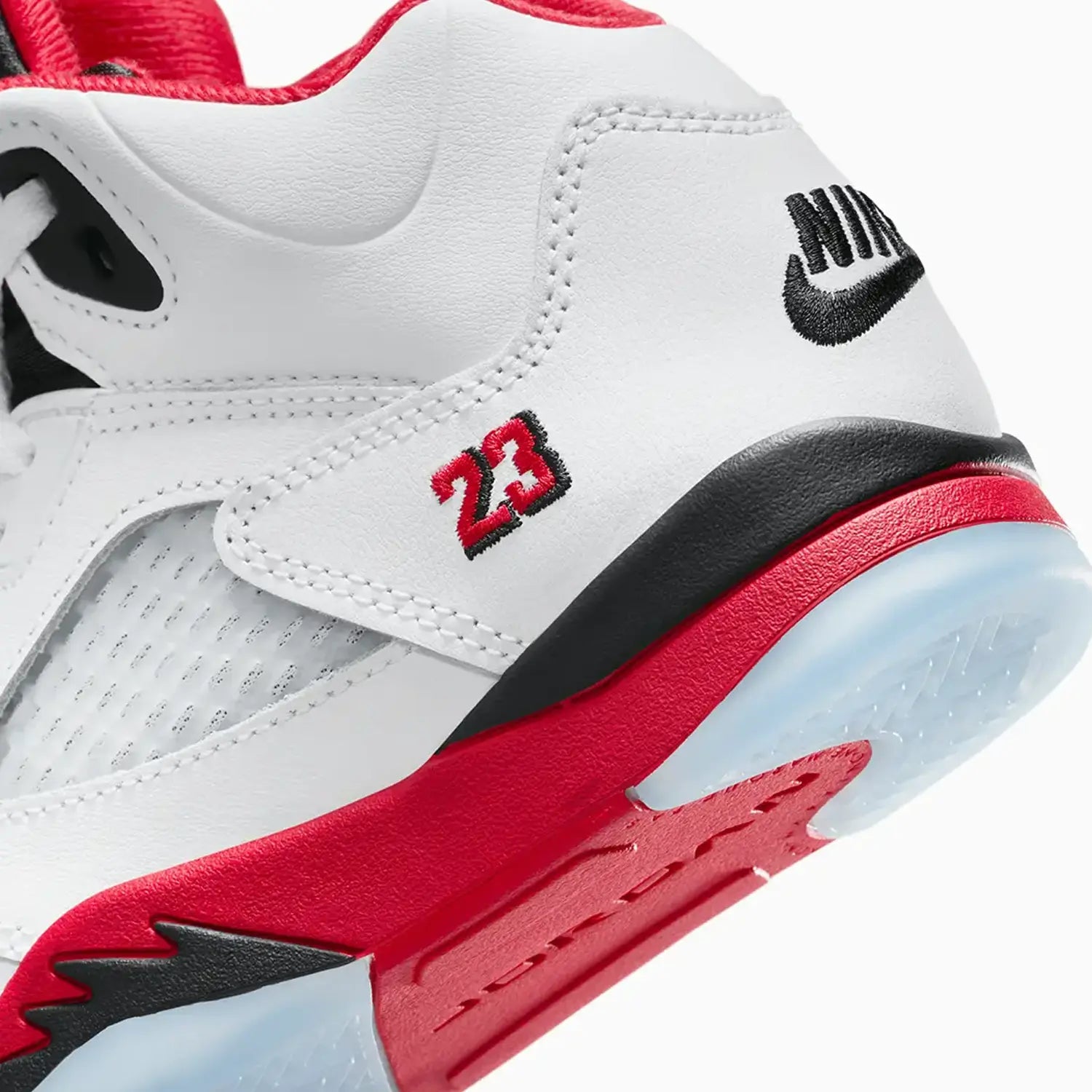 Kid's Air Jordan 5 Retro OG "Fire Red Black Tongue" Pre School
