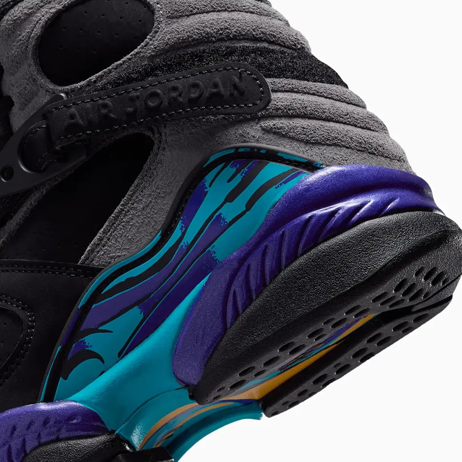 Kid's Air Jordan 8 Retro "Aqua " Grade School