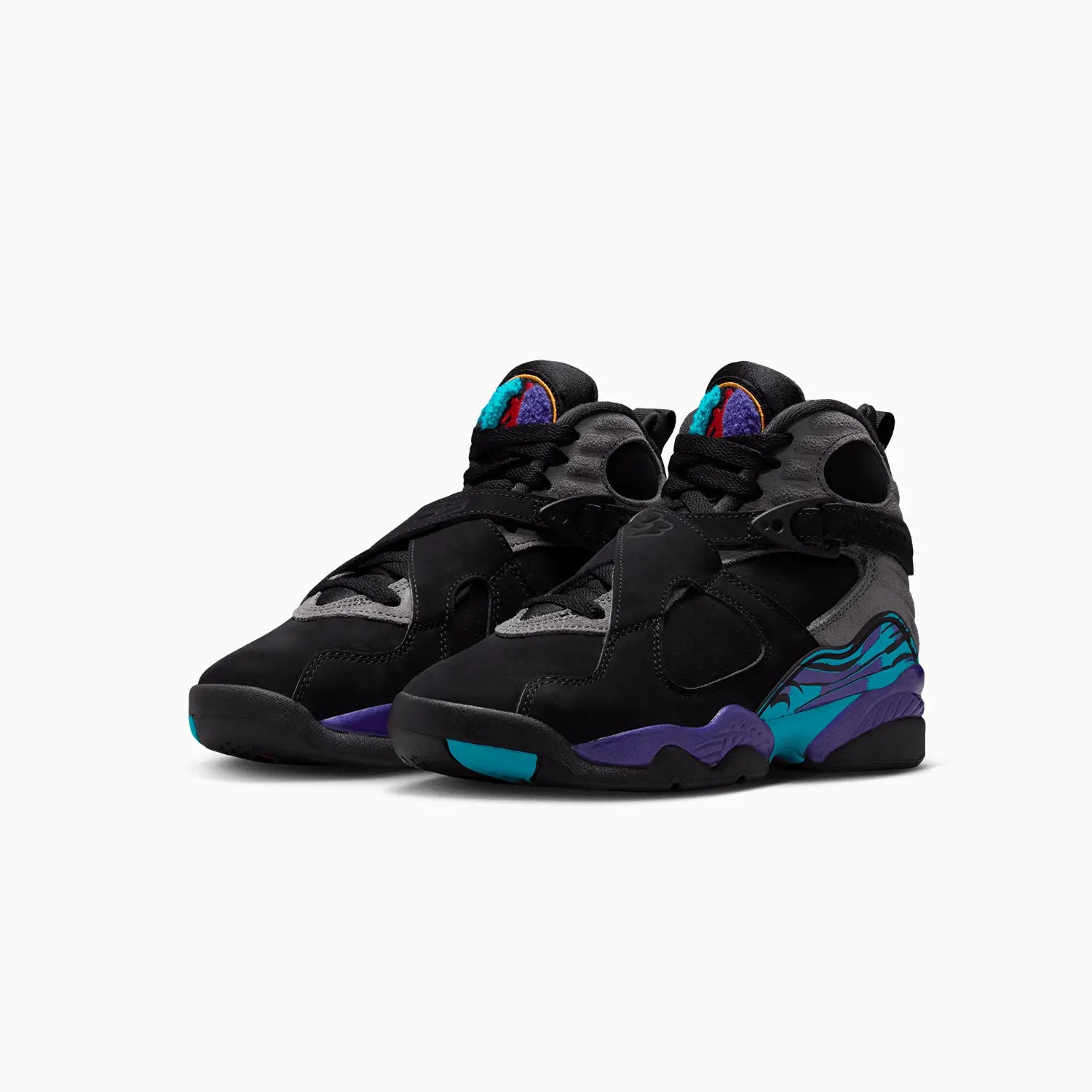 Kid's Air Jordan 8 Retro "Aqua " Grade School
