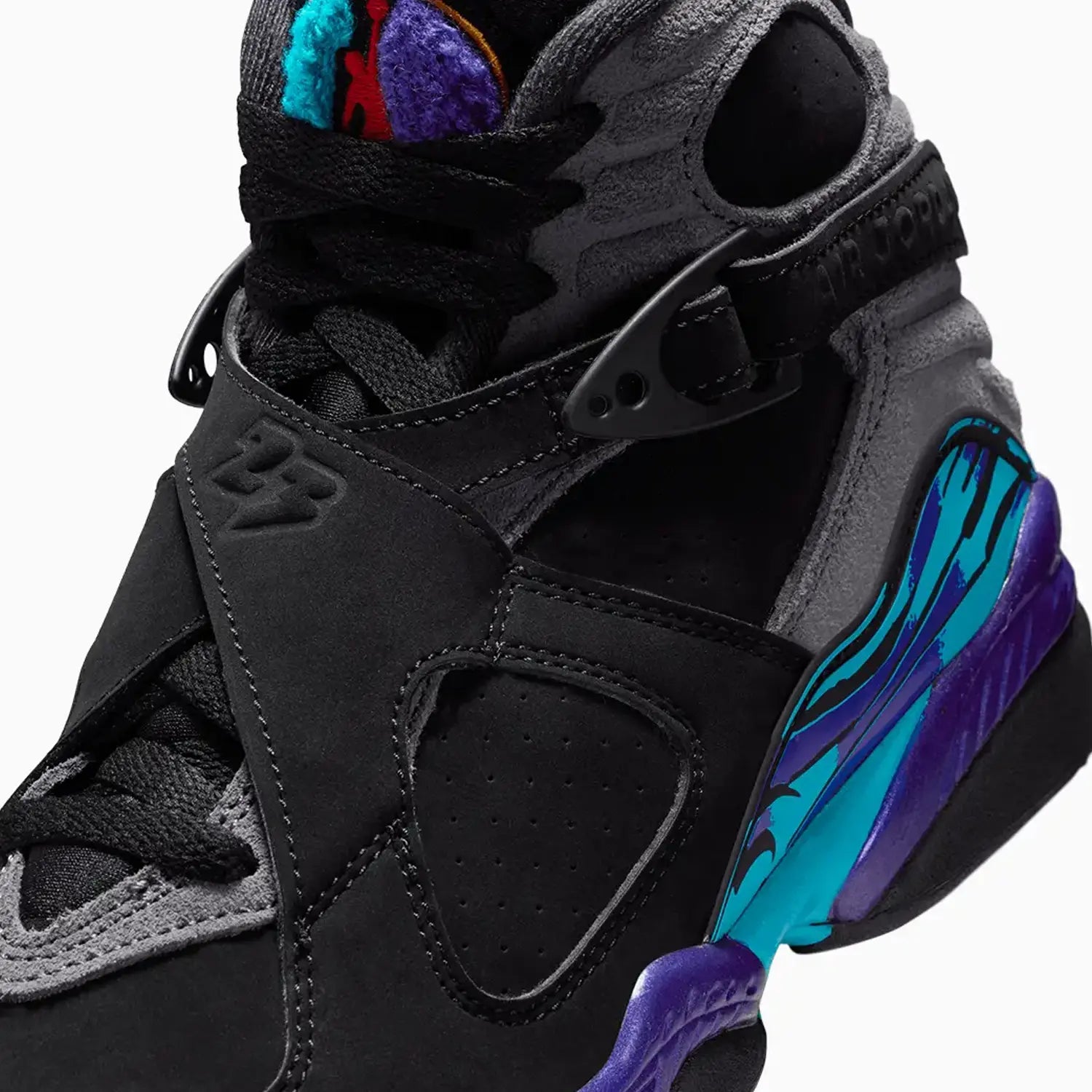 Kid's Air Jordan 8 Retro "Aqua " Grade School