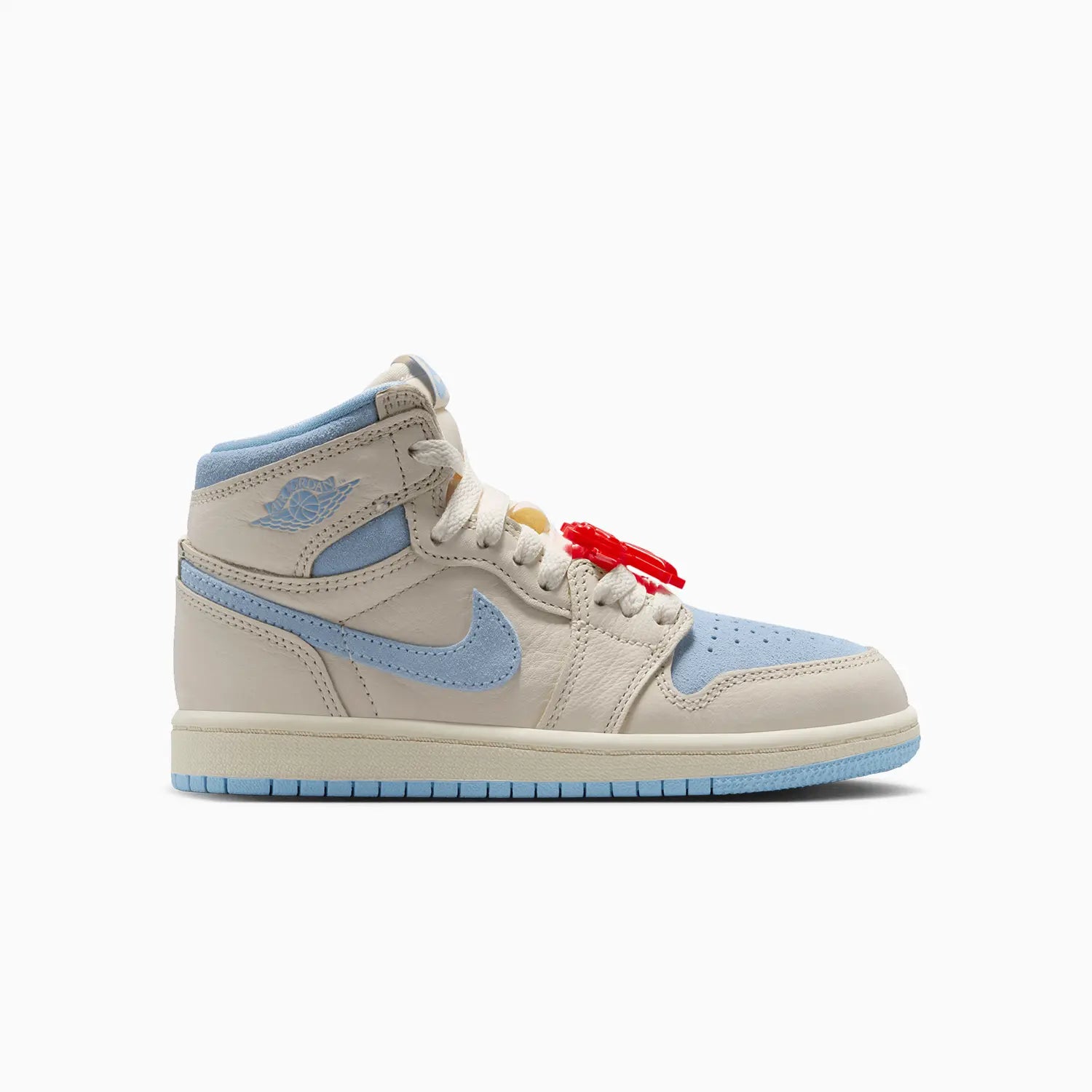Kid's Jordan 1 Retro OG "Pale Ivory Psychic Blue" Pre School