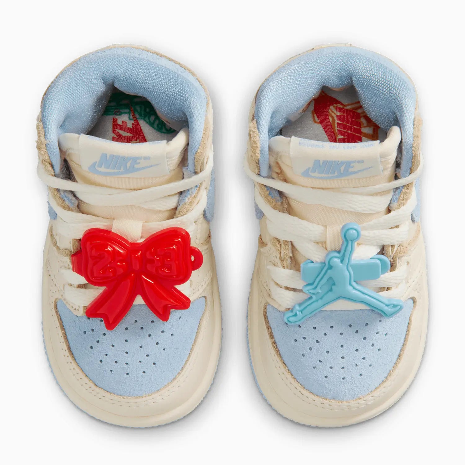 Kid's Jordan 1 Retro OG "Pale Ivory Psychic Blue" Toddlers