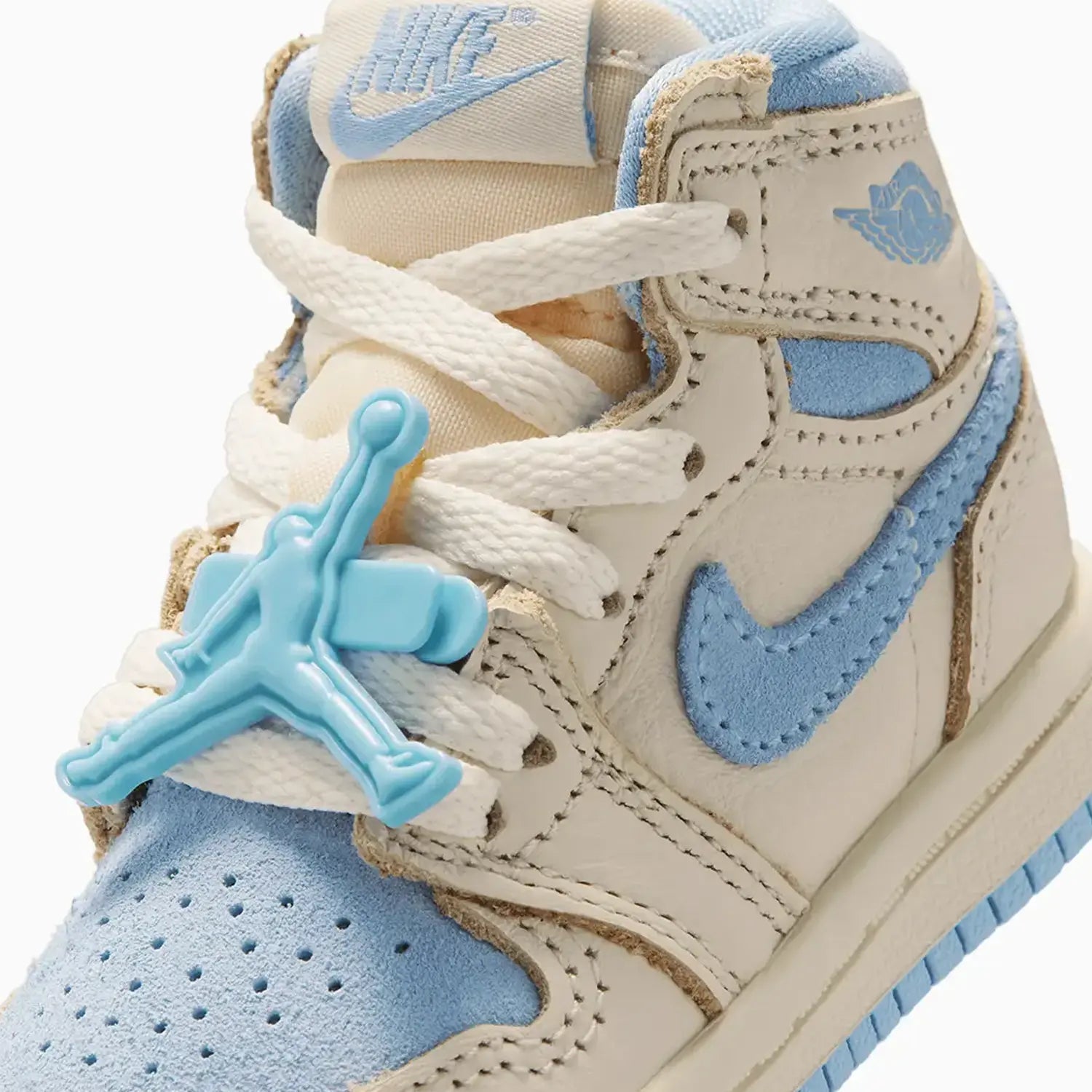 Kid's Jordan 1 Retro OG "Pale Ivory Psychic Blue" Toddlers