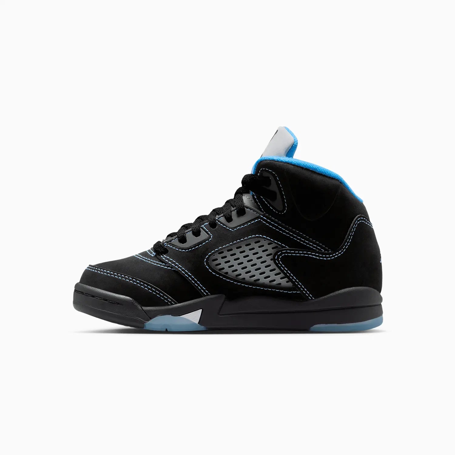 Kid's Jordan 5 Retro "Black University Blue" Pre School Jordan - Tops and Bottoms USA