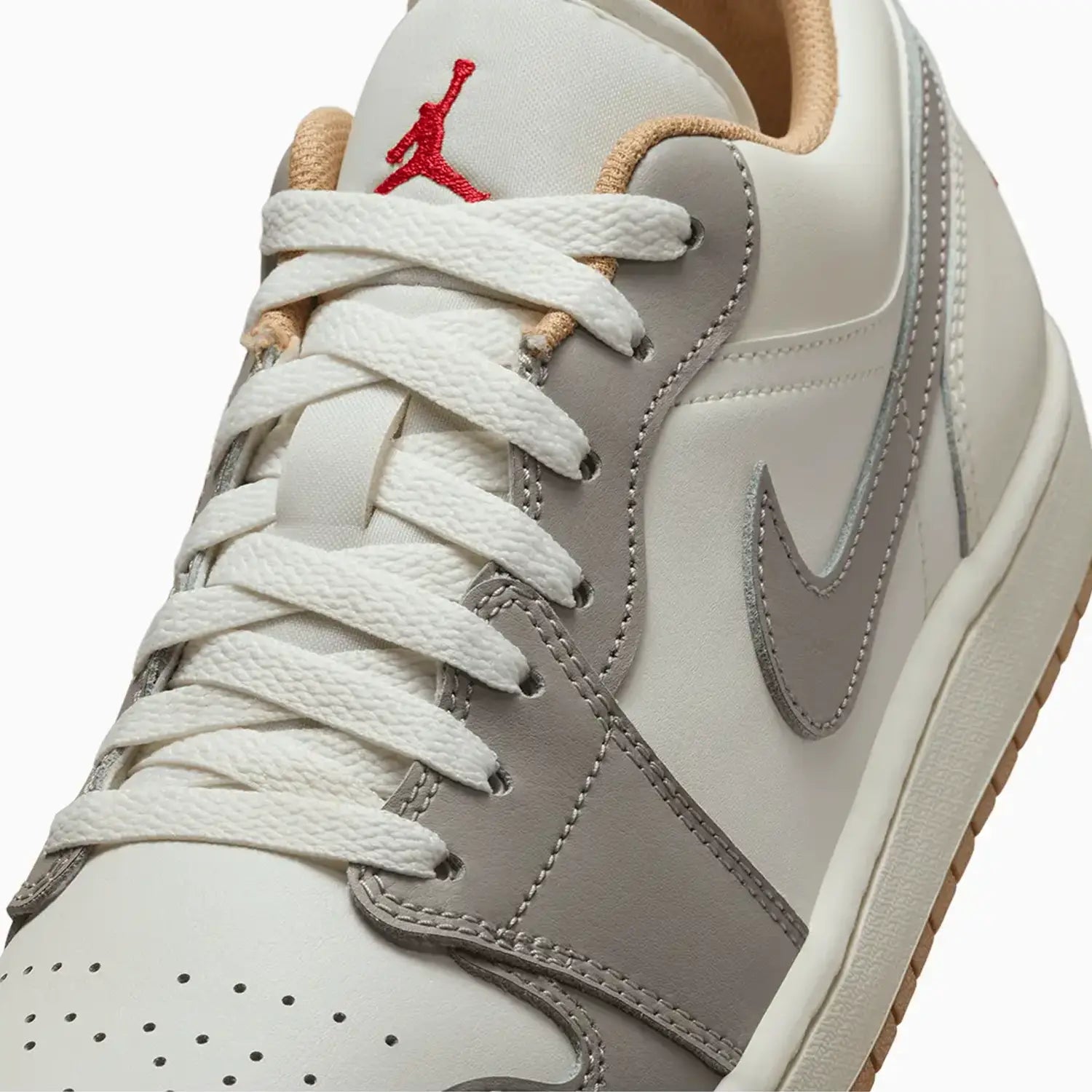 Men's Air Jordan 1 Low "Sail Fire Red College Grey"