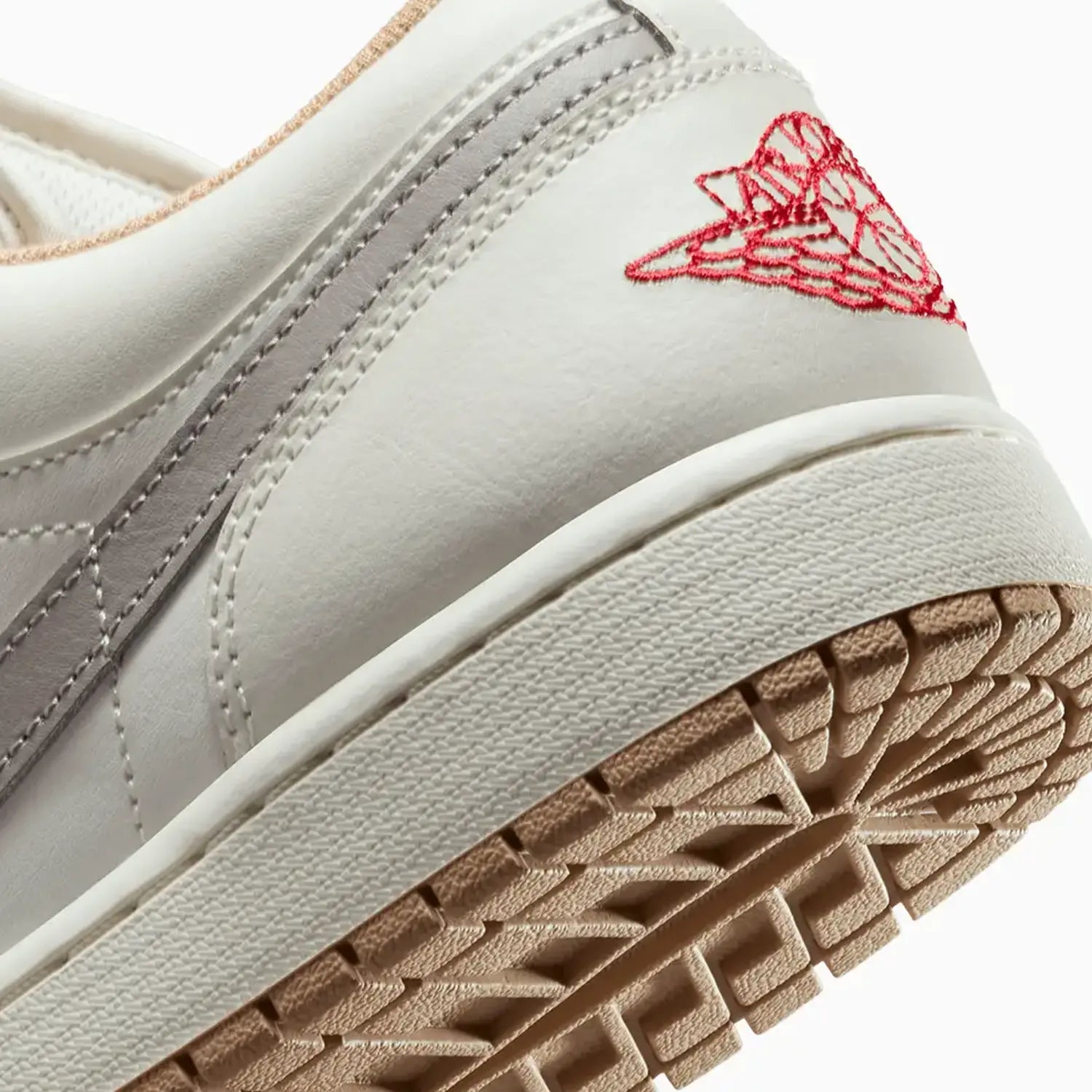Men's Air Jordan 1 Low "Sail Fire Red College Grey"