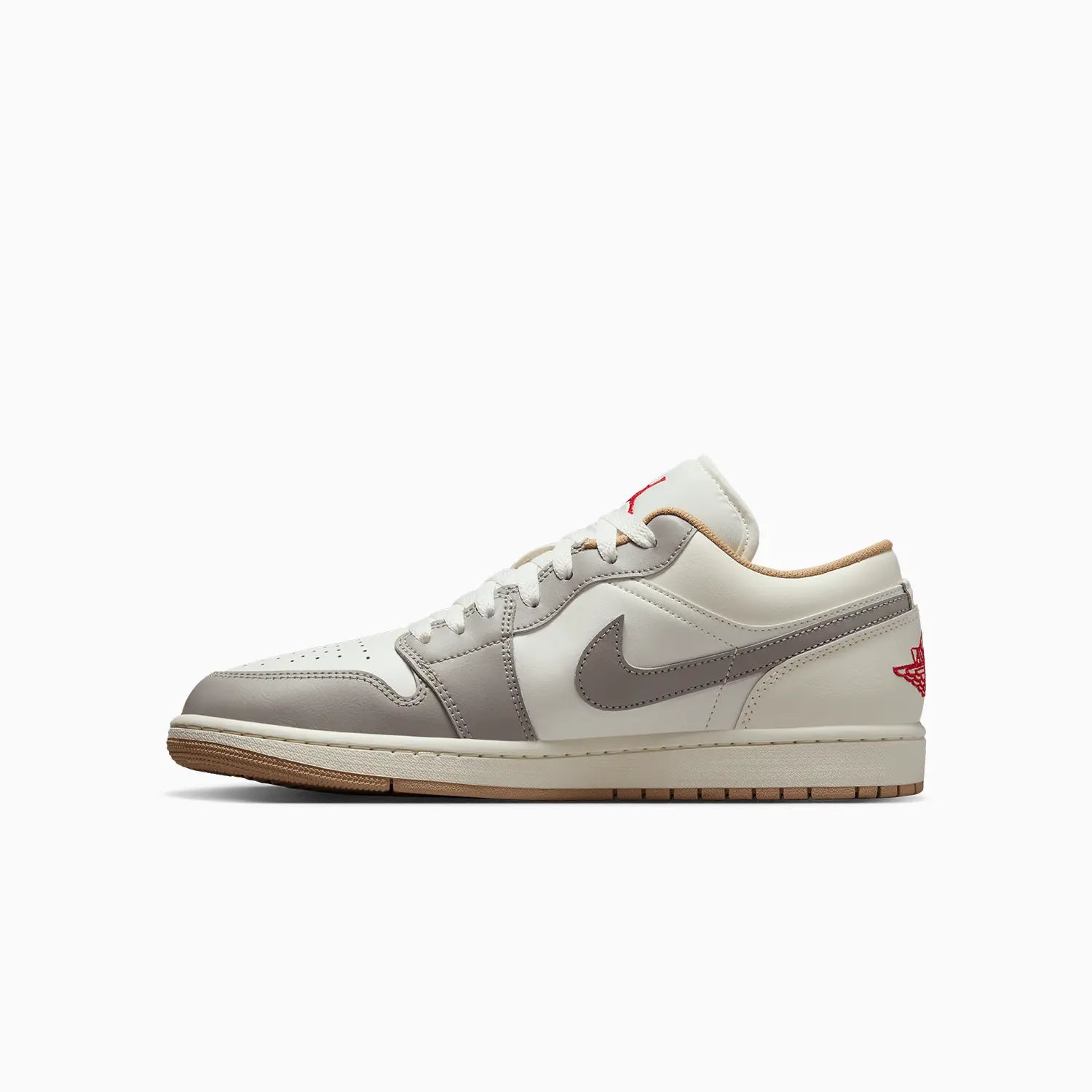 Men's Air Jordan 1 Low "Sail Fire Red College Grey"
