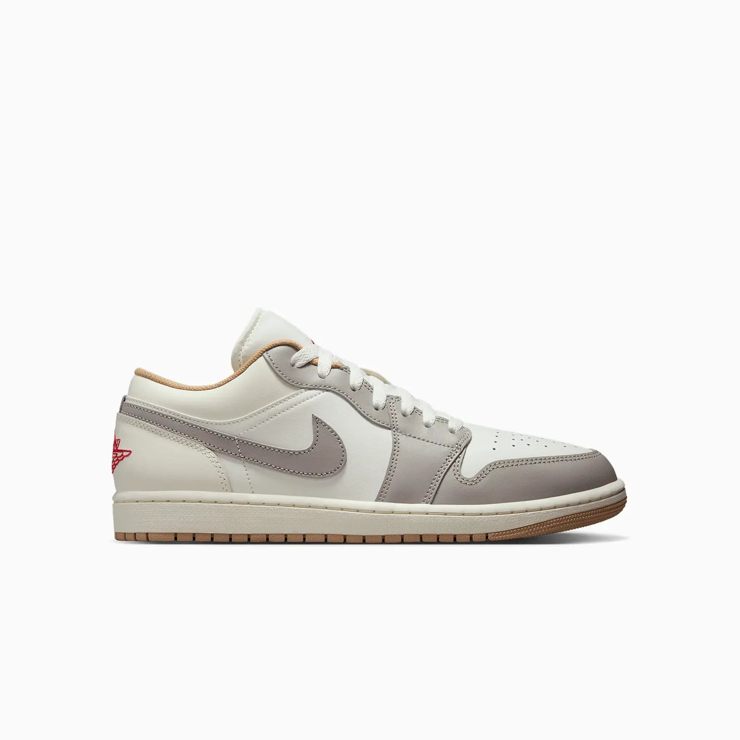 Men's Air Jordan 1 Low "Sail Fire Red College Grey"