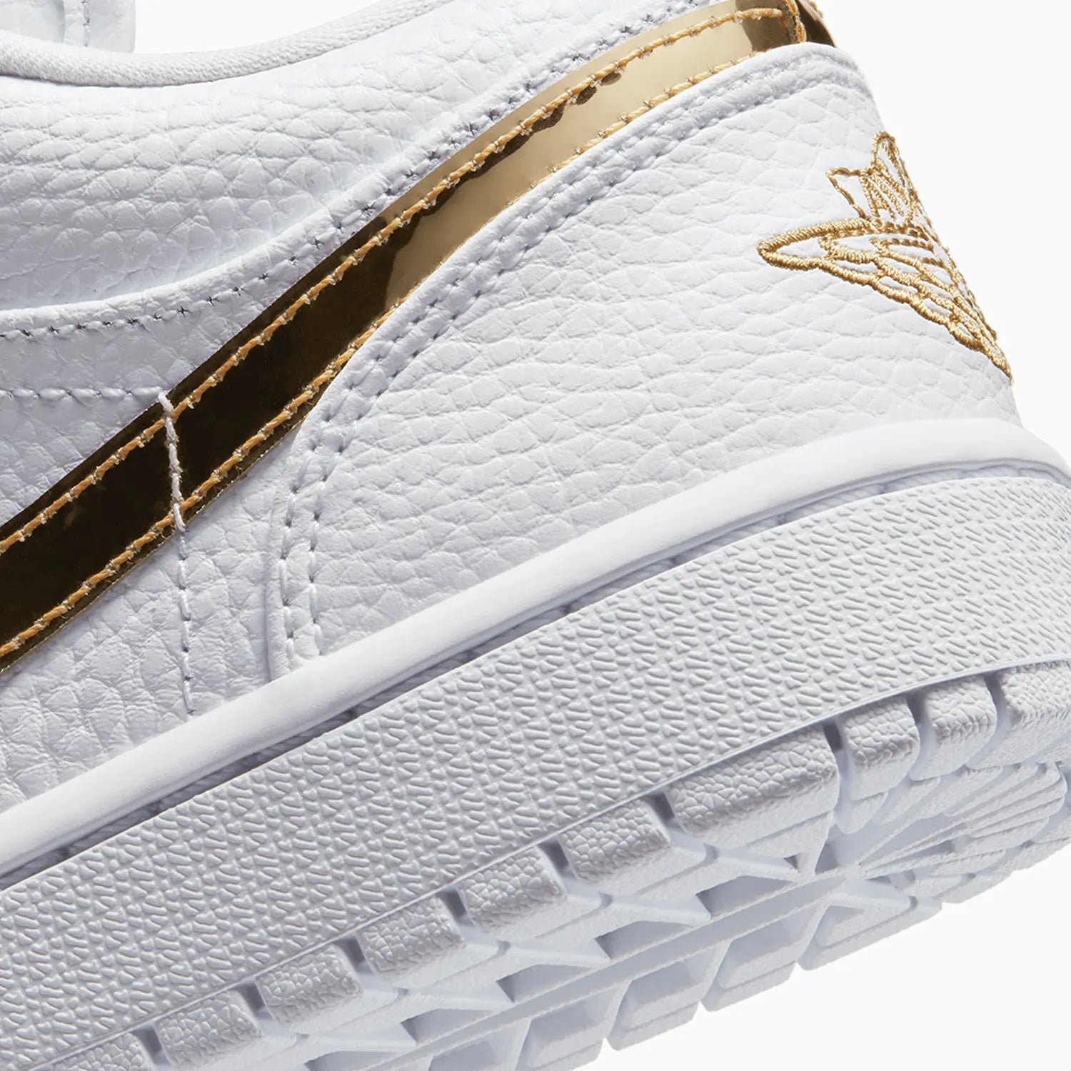 Women's Air Jordan 1 Low SE "White Metallic Gold" Jordan - Tops and Bottoms USA