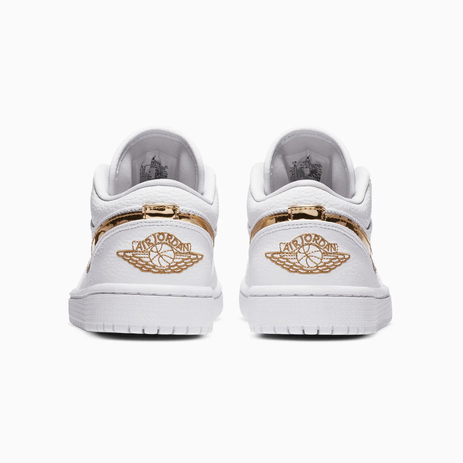 Women's Air Jordan 1 Low SE "White Metallic Gold" Jordan - Tops and Bottoms USA