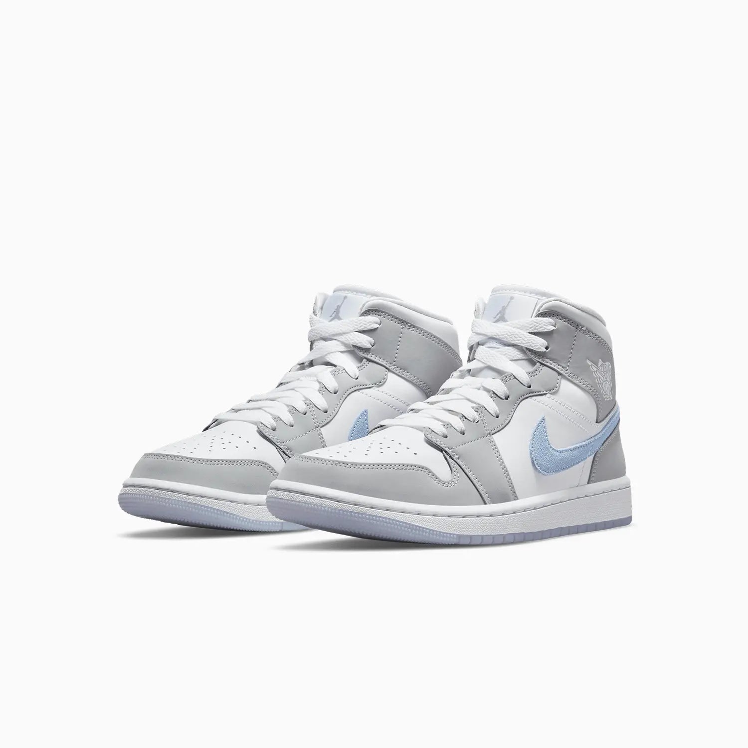 Women's Air Jordan 1 Mid "Wolf Grey Aluminum" Jordan - Tops and Bottoms USA