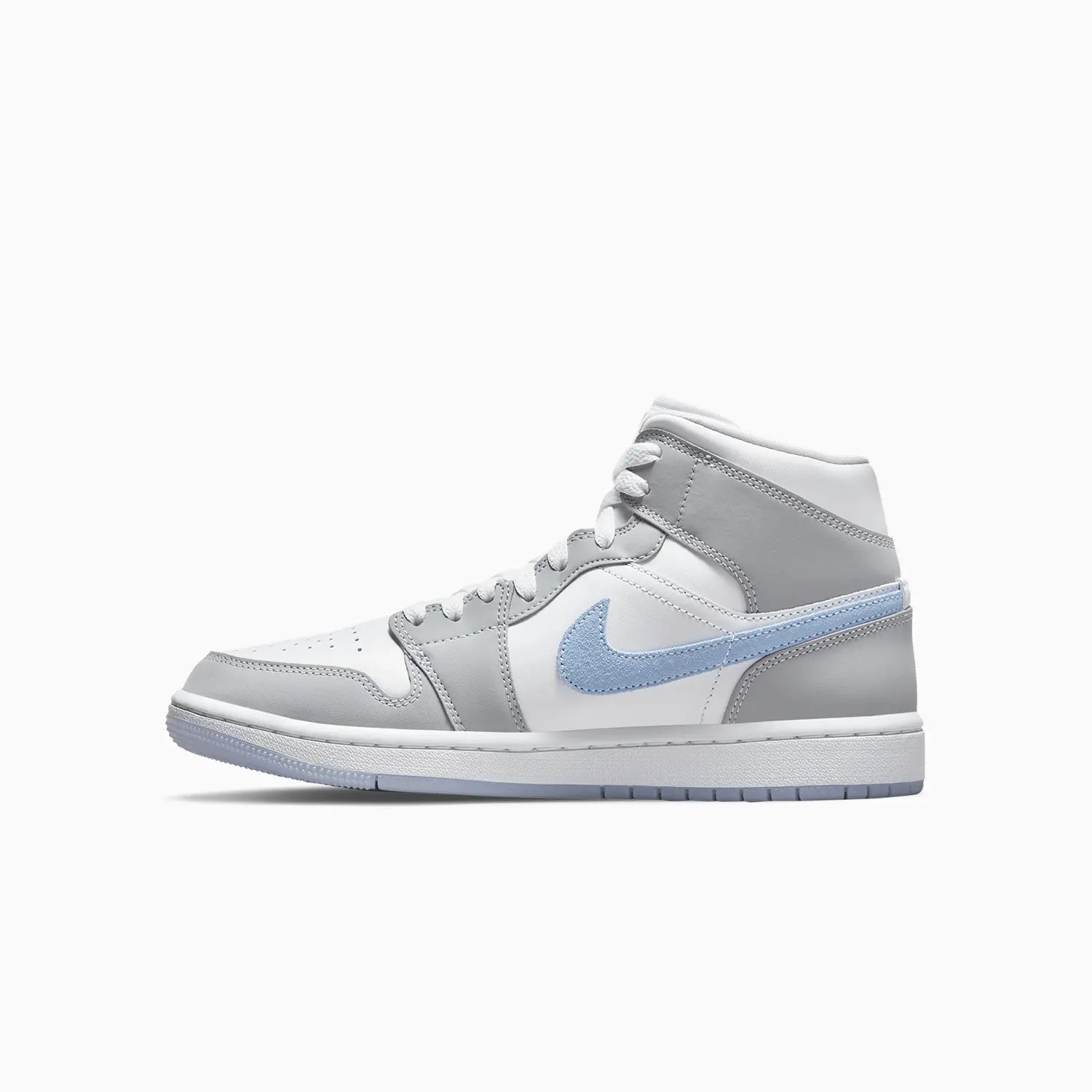 Women's Air Jordan 1 Mid "Wolf Grey Aluminum" Jordan - Tops and Bottoms USA