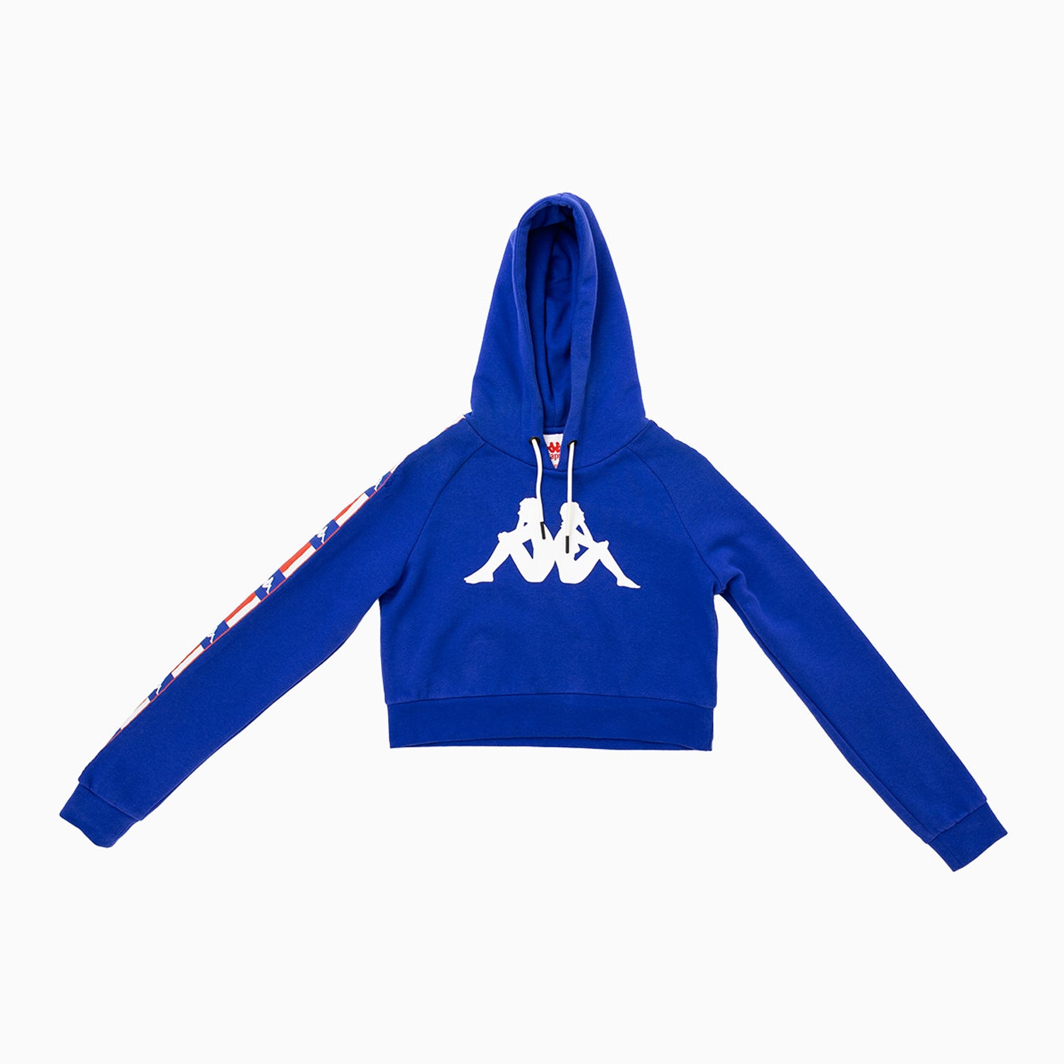 Kappa Women s Authentic La Berry Cropped Hoodie Blue M