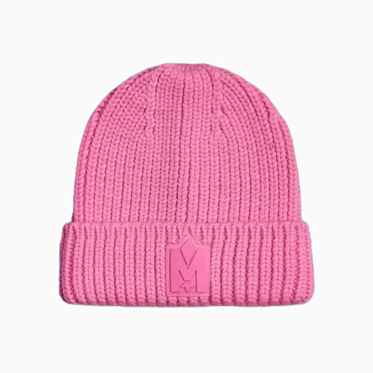 Gorro de punto a mano JUDE-MZ para niños con puños acanalados