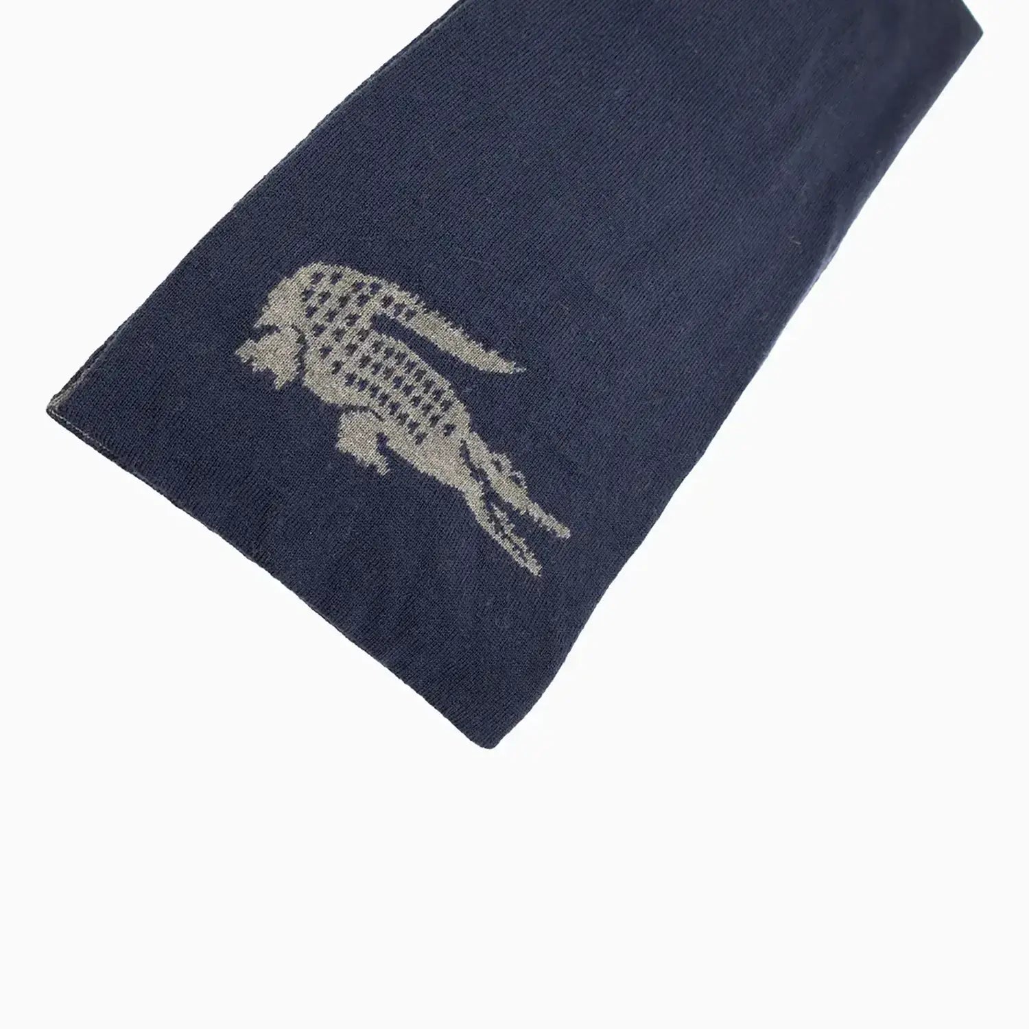 Intersia Crocodile Double Face Scarf