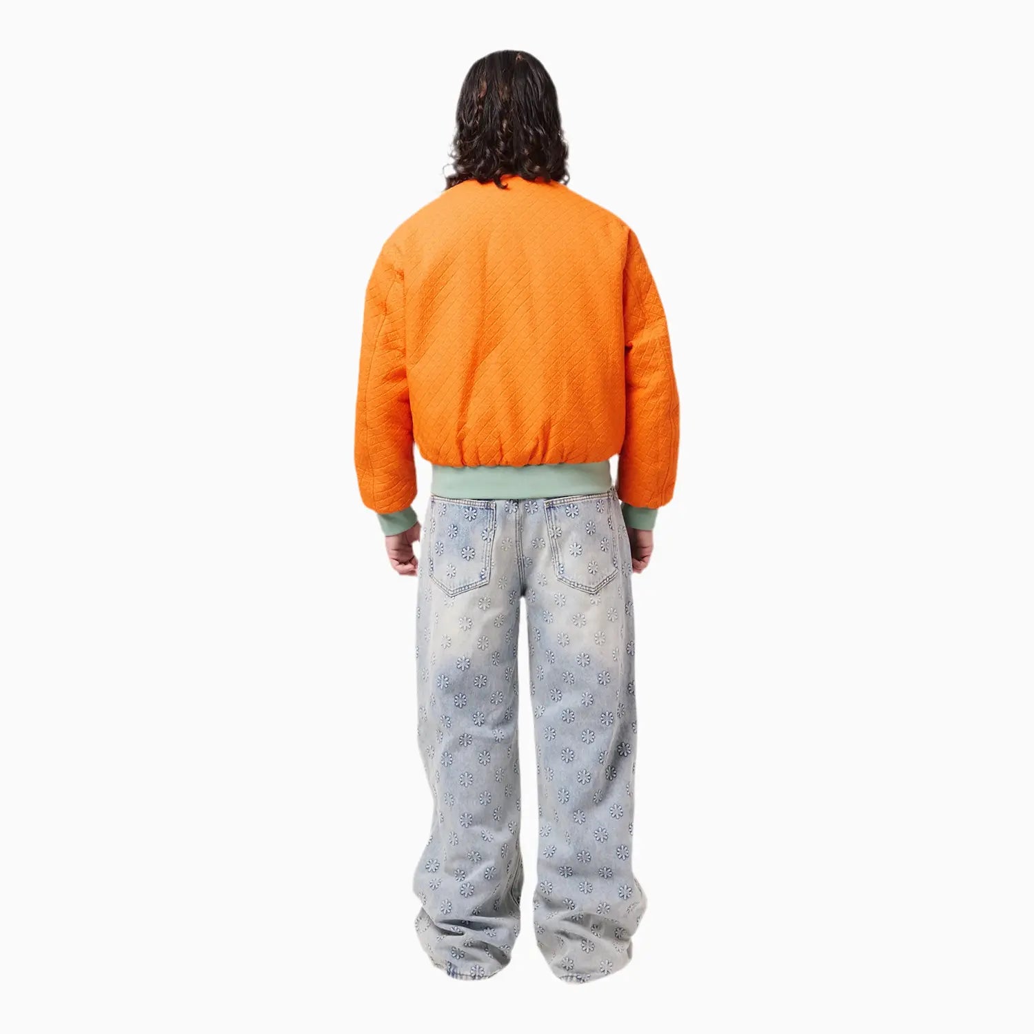 Men's Embossed Logo Denim Pant
