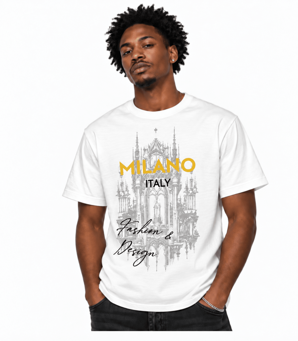 Men's Milano Italy T-Shirt Luxe - Tops and Bottoms USA