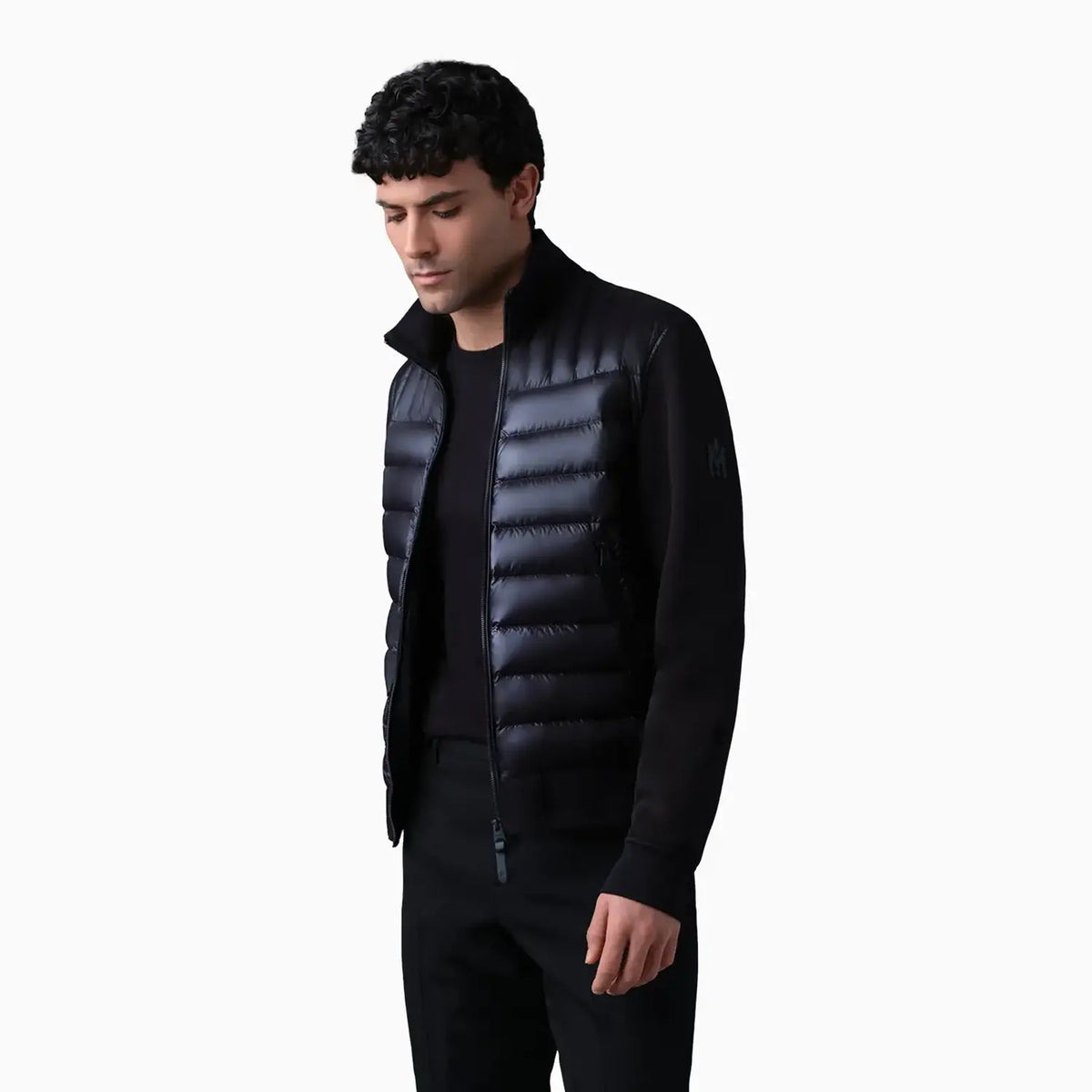 Men's COLLIN - R Nano Down Mixed Media Bomber Jacket Mackage - Tops and Bottoms USA