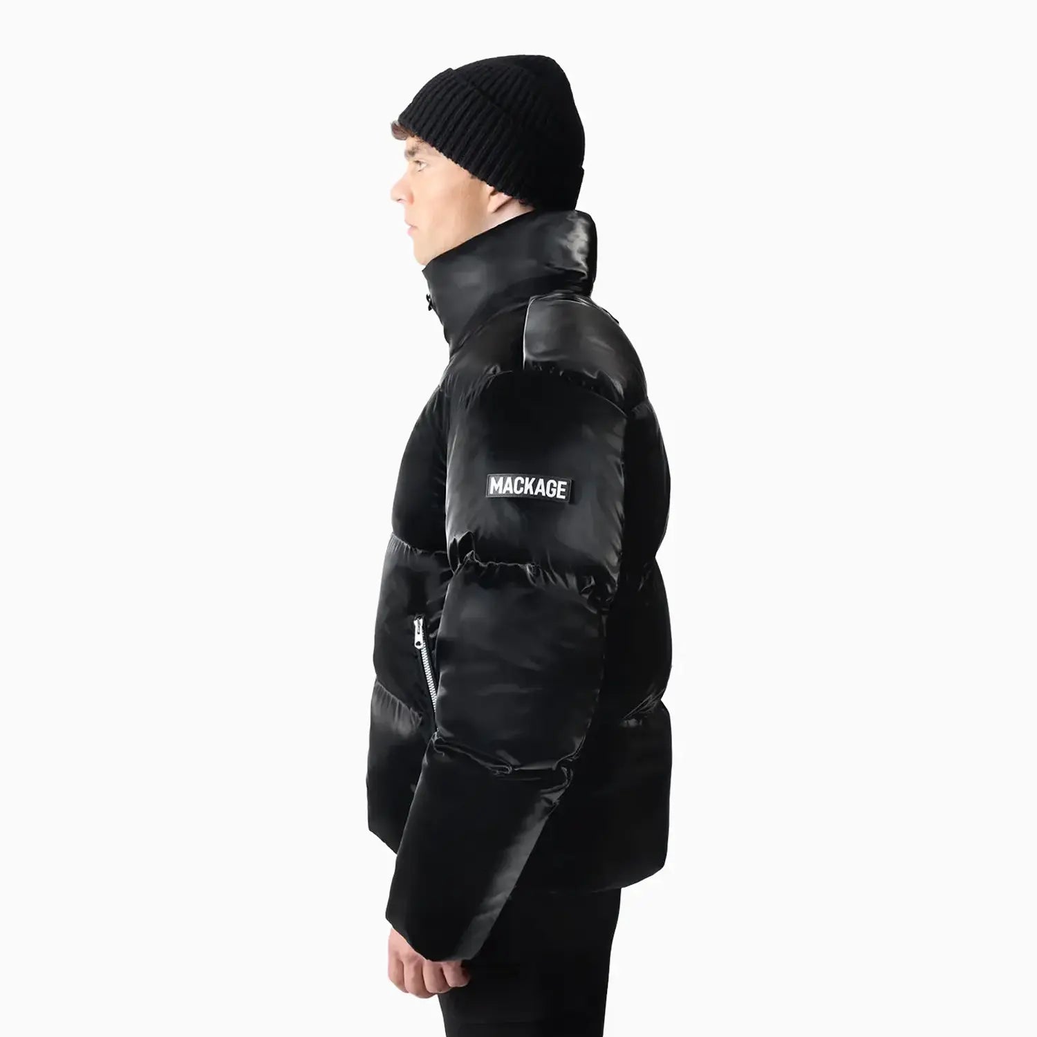 Men's KENT-GLO High-Gloss Hooded Down Jacket