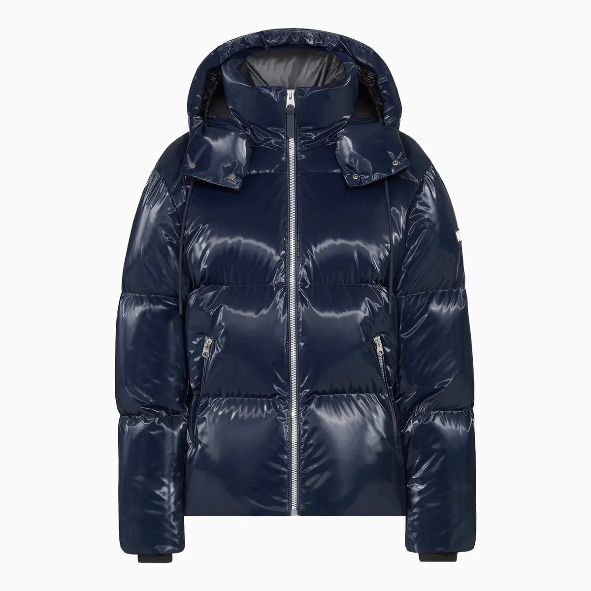 Men's KENT-GLO High-Gloss Removable Hooded Down Jacket