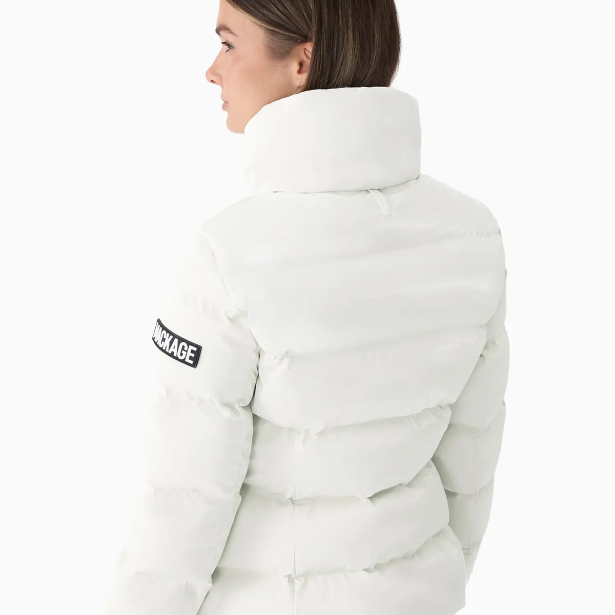 Women's MADALYN-GLO High-Gloss Down Jacket With Removable Hood