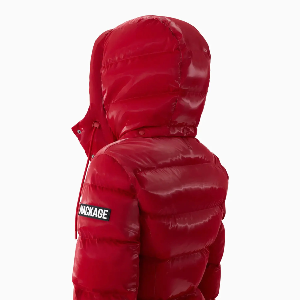 Women's MADALYN-GLO High-Gloss Down Jacket With Removable Hood