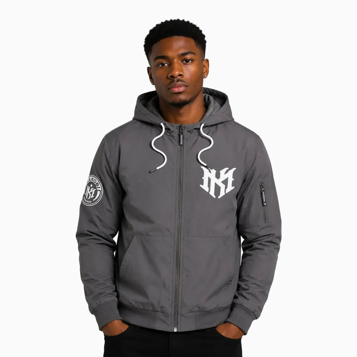 Men's Adorni Zip Up Hoodie Makobi - Tops and Bottoms USA