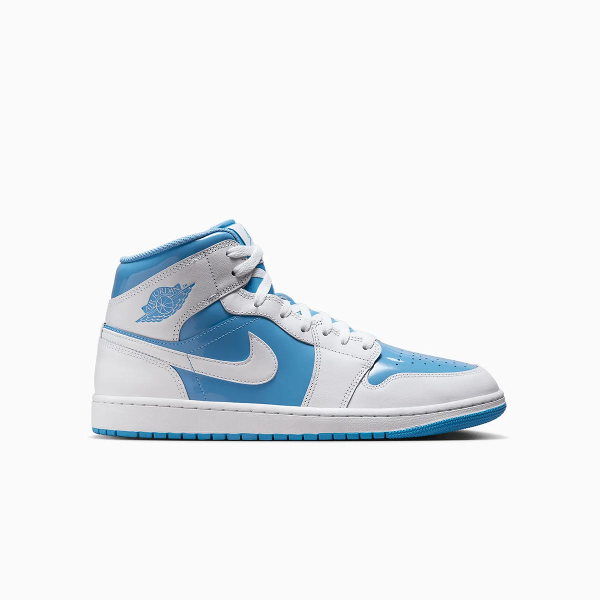 NIKE Air Jordan 1 Mid SE White/Legend Blue FZ2142 114 MEN\'S SIZE 11.5 With Box Nike Air Jordan 1 Mid SE White Legend Blue | Mercari main image 4