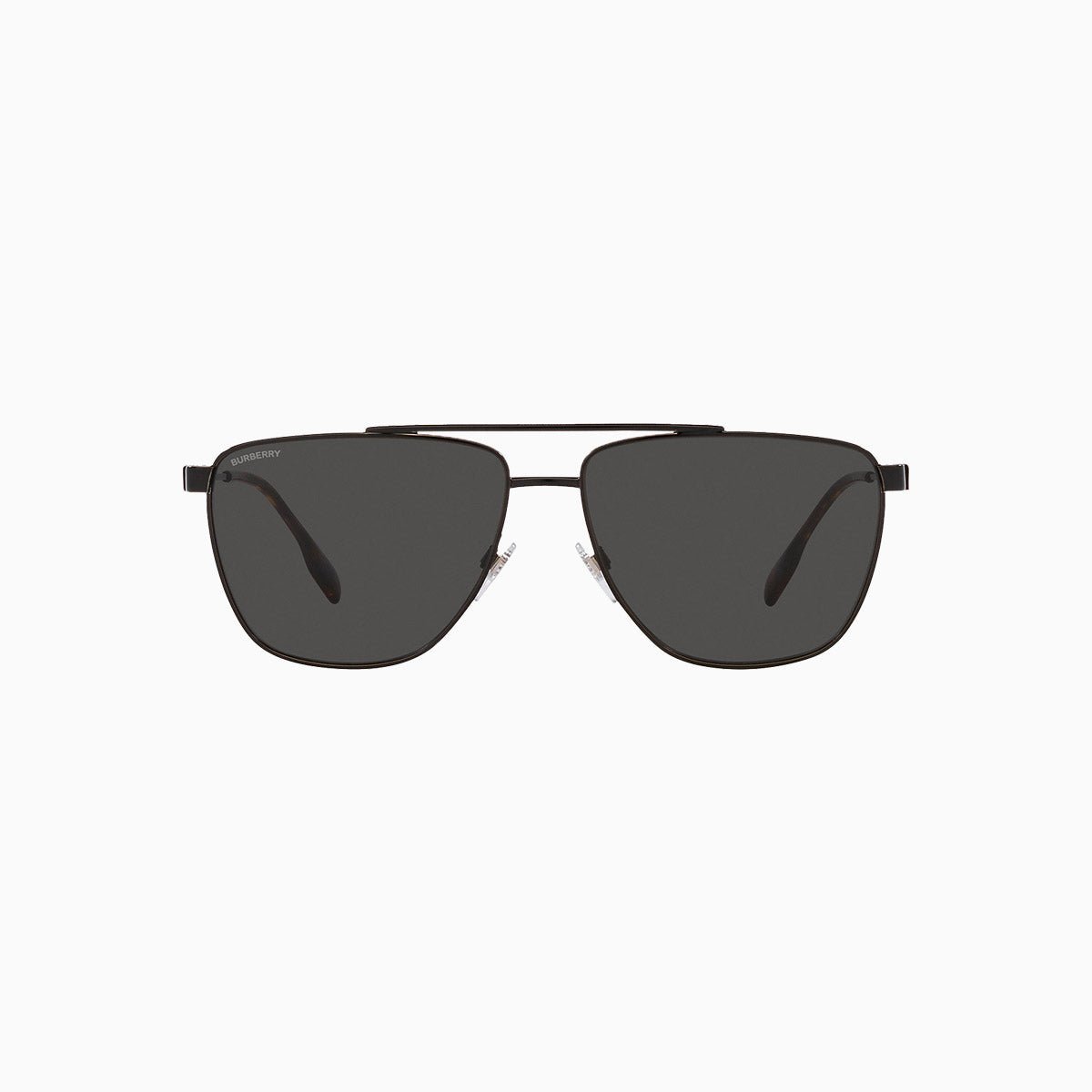 Burberry Black Aviator Sunglasses with Gradient Lenses Burberry Sunglasses Alice BE3138 11098G main image 4