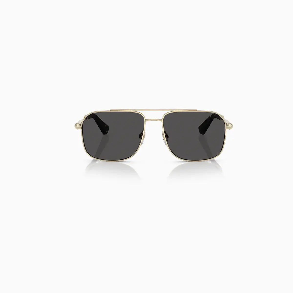 Men's Burberry Gold Dark Grey Sunglasses Burberry - Tops and Bottoms USA