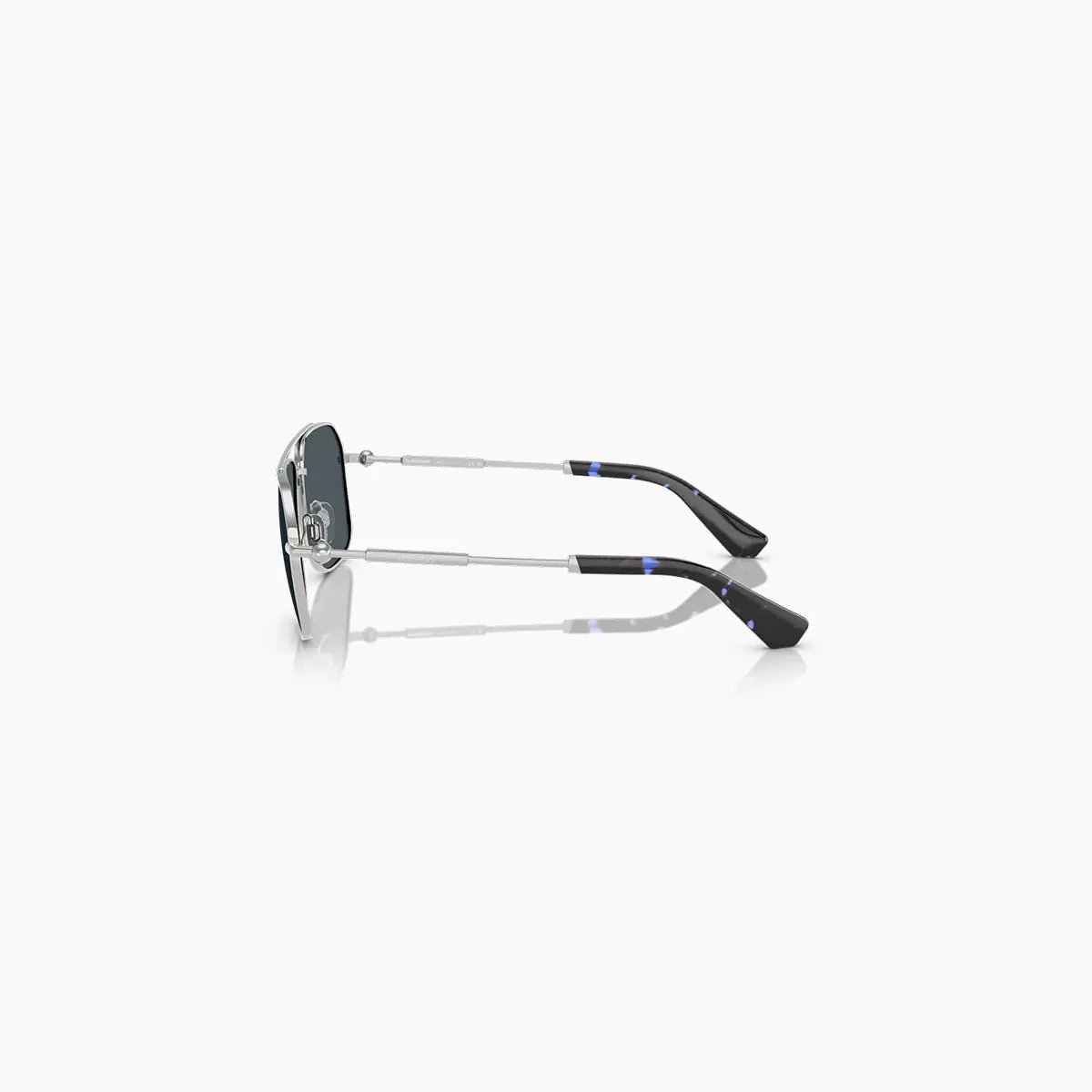 Men's Burberry Silver Dark Grey Sunglasses Burberry - Tops and Bottoms USA