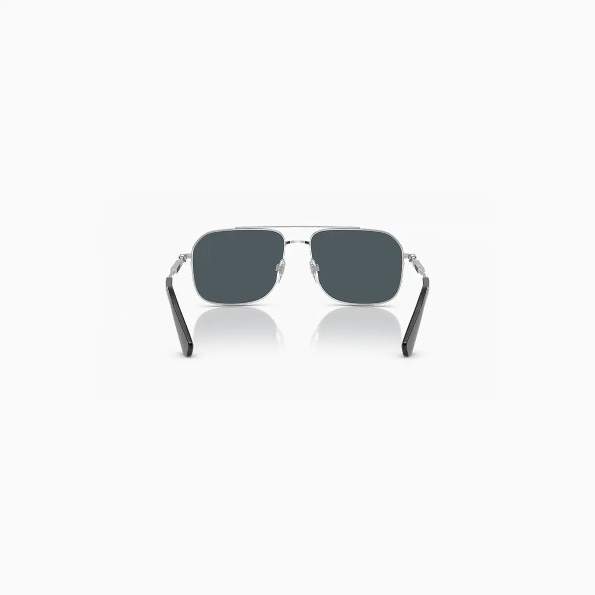 Men's Burberry Silver Dark Grey Sunglasses Burberry - Tops and Bottoms USA