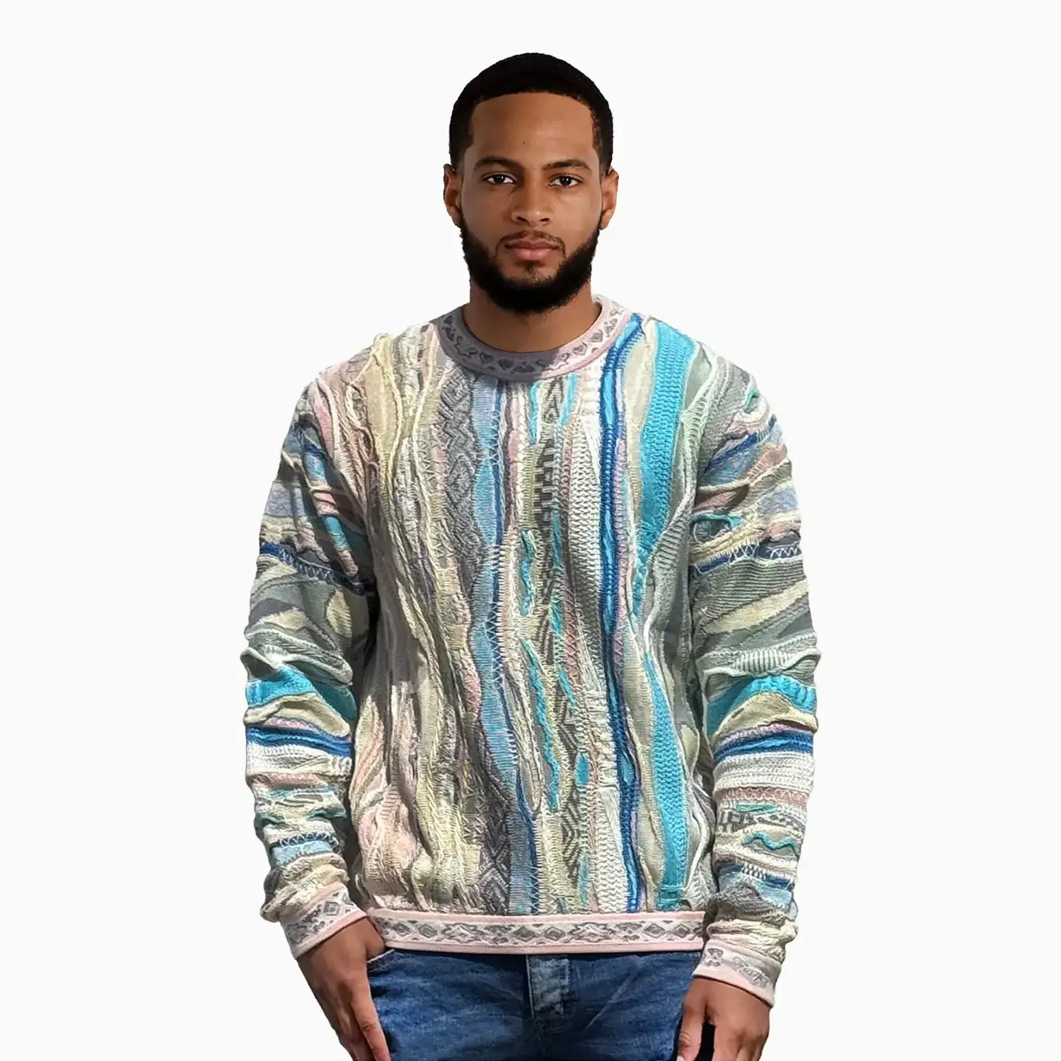 Men's COOGI Rosewater Crew Neck Sweater1