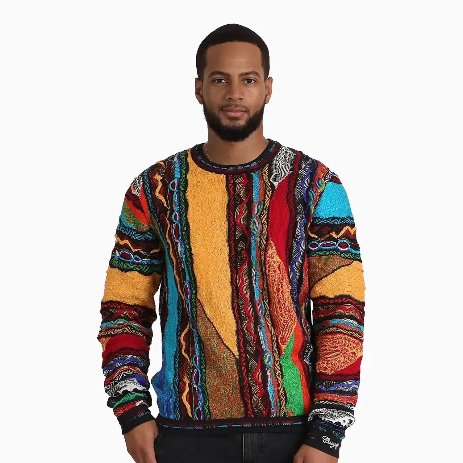 coogi mens dress shirts Men's COOGI Brights Crew Neck Sweater