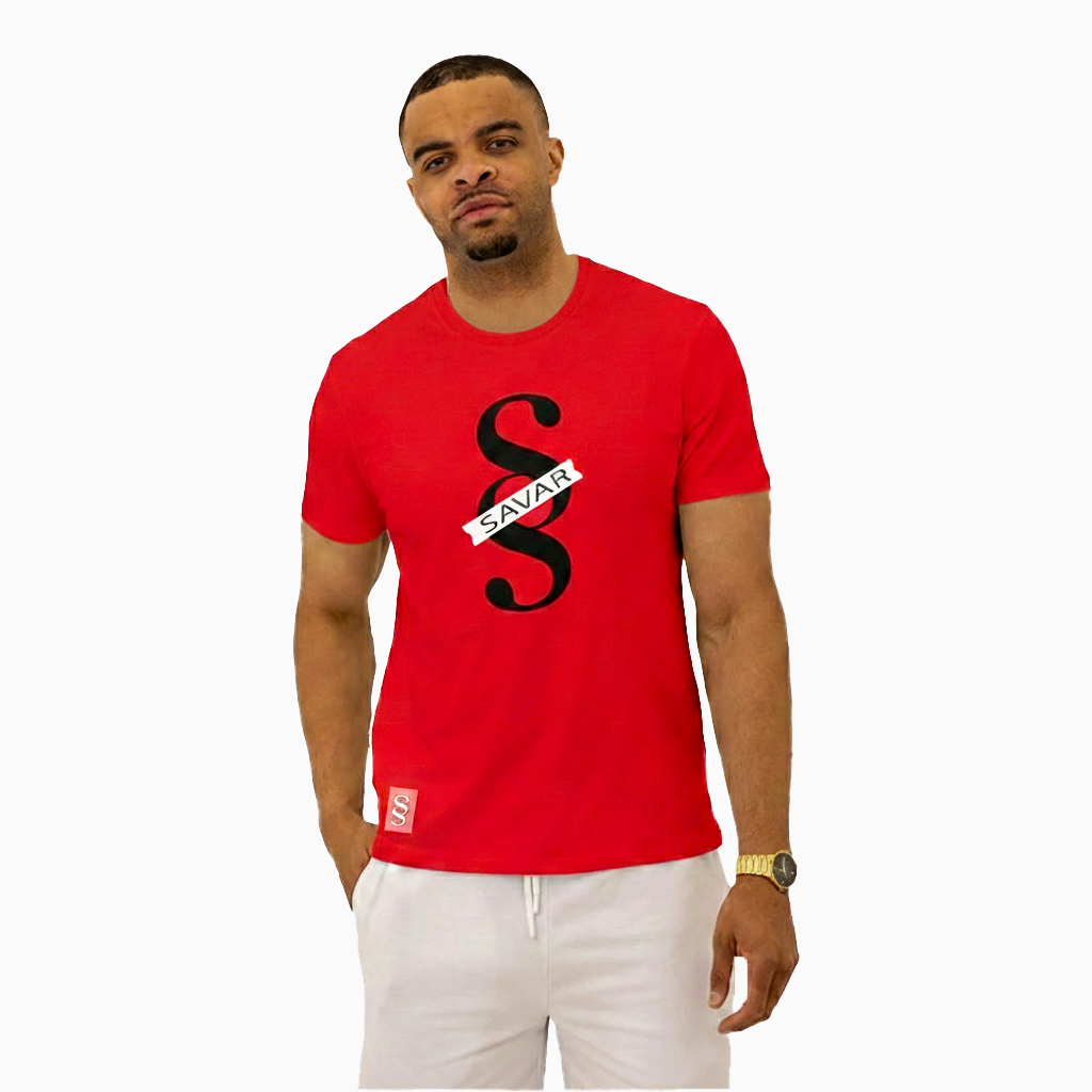 Men's Savar Logo Short Sleeve T Shirt