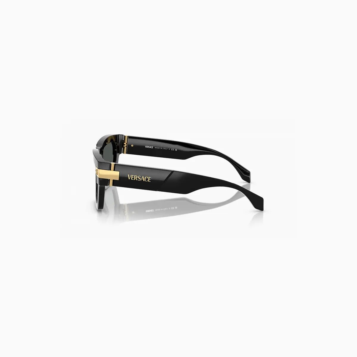 Men's Versace Black Dark Grey Sunglasses Versace - Tops and Bottoms USA