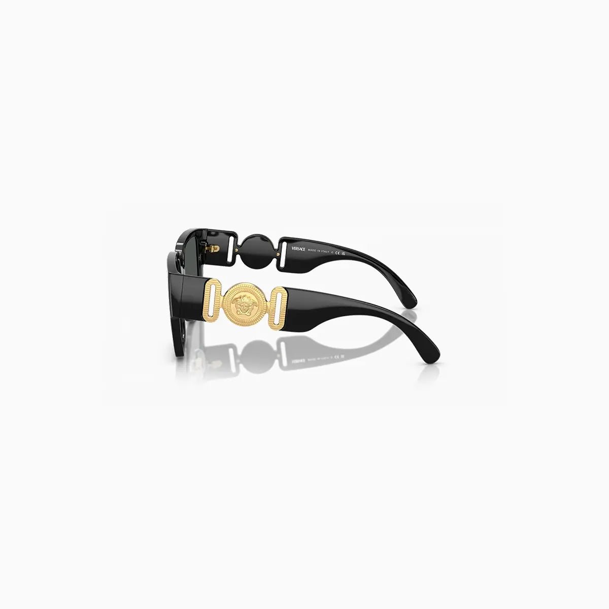 Men's Versace Black Dark Grey Sunglasses Versace - Tops and Bottoms USA